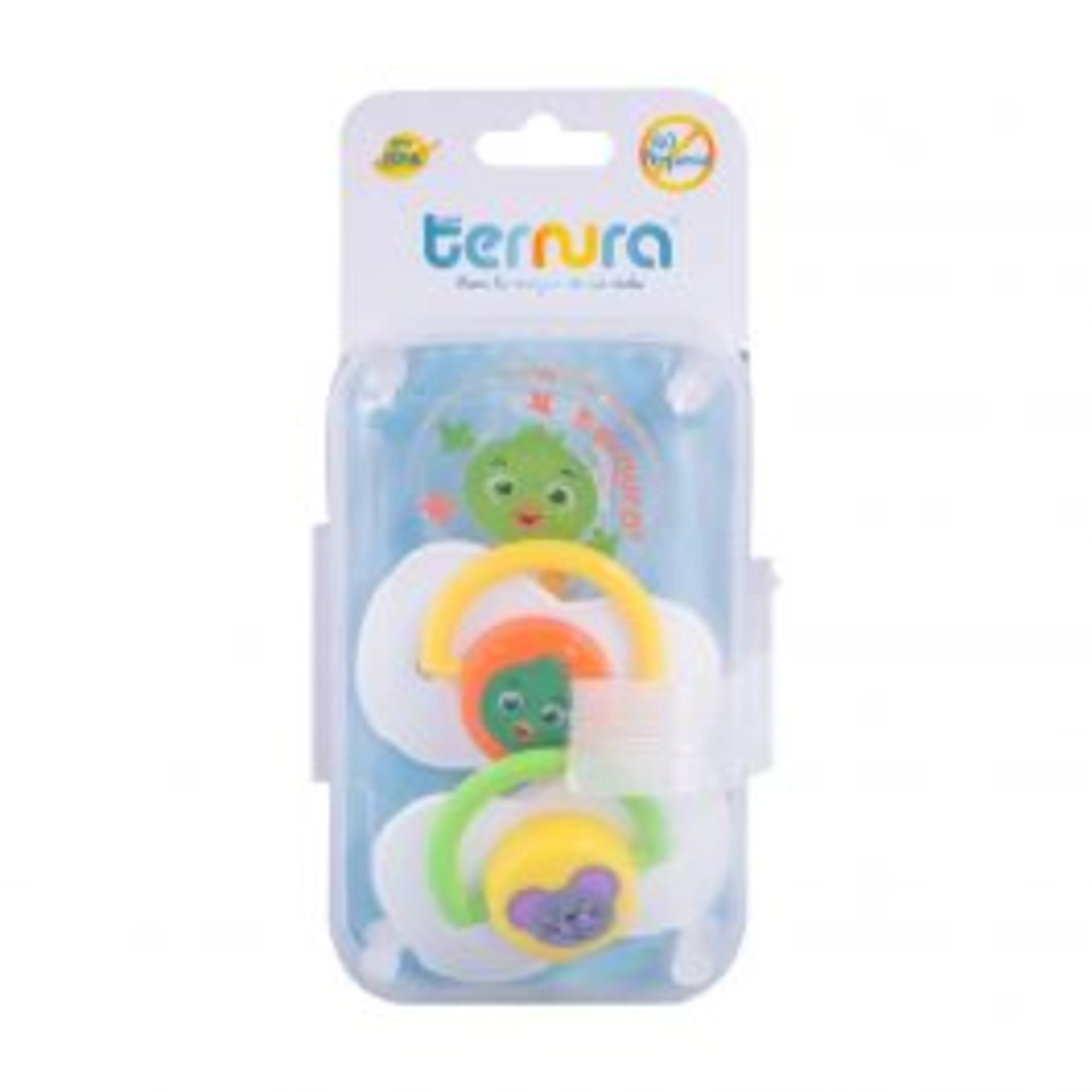 Bebe ternura chupon ortodontonticos con miel 2 piezas