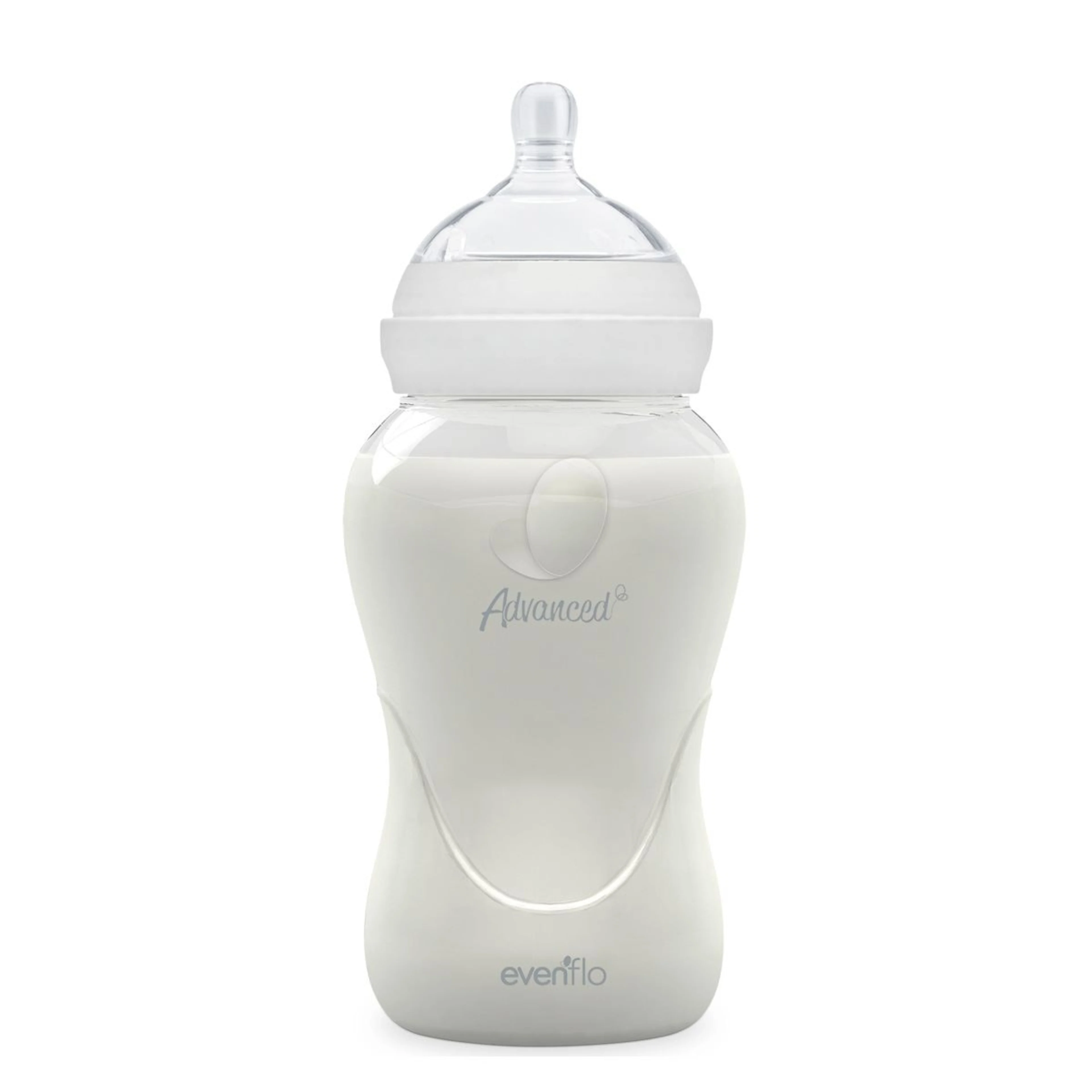 Evenflo Advanced Biberón De Cuello Ancho Con Mamila Anticólicos Con 1 Pieza