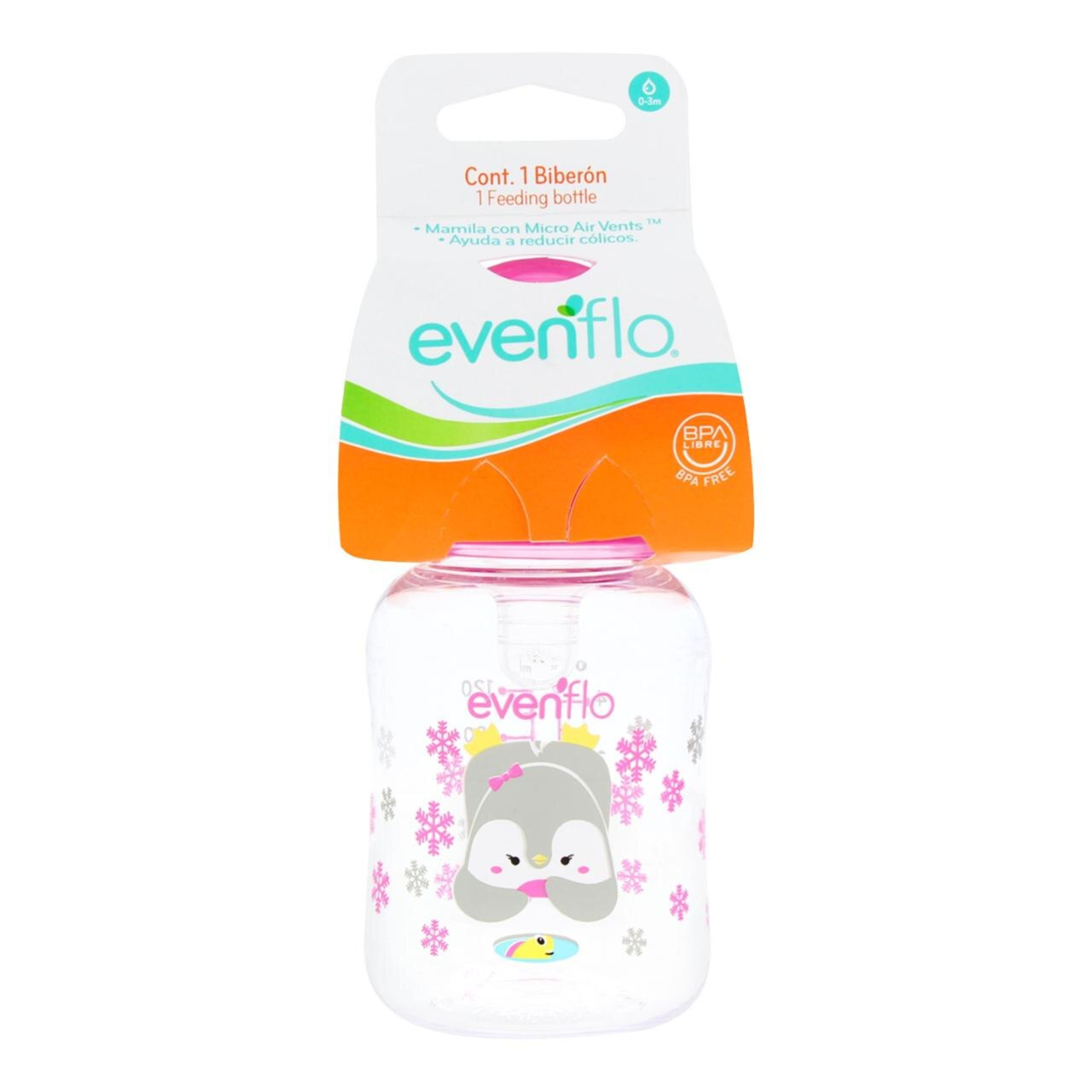 Evenflo Biberón 2 Oz Con Diseño De Animalitos