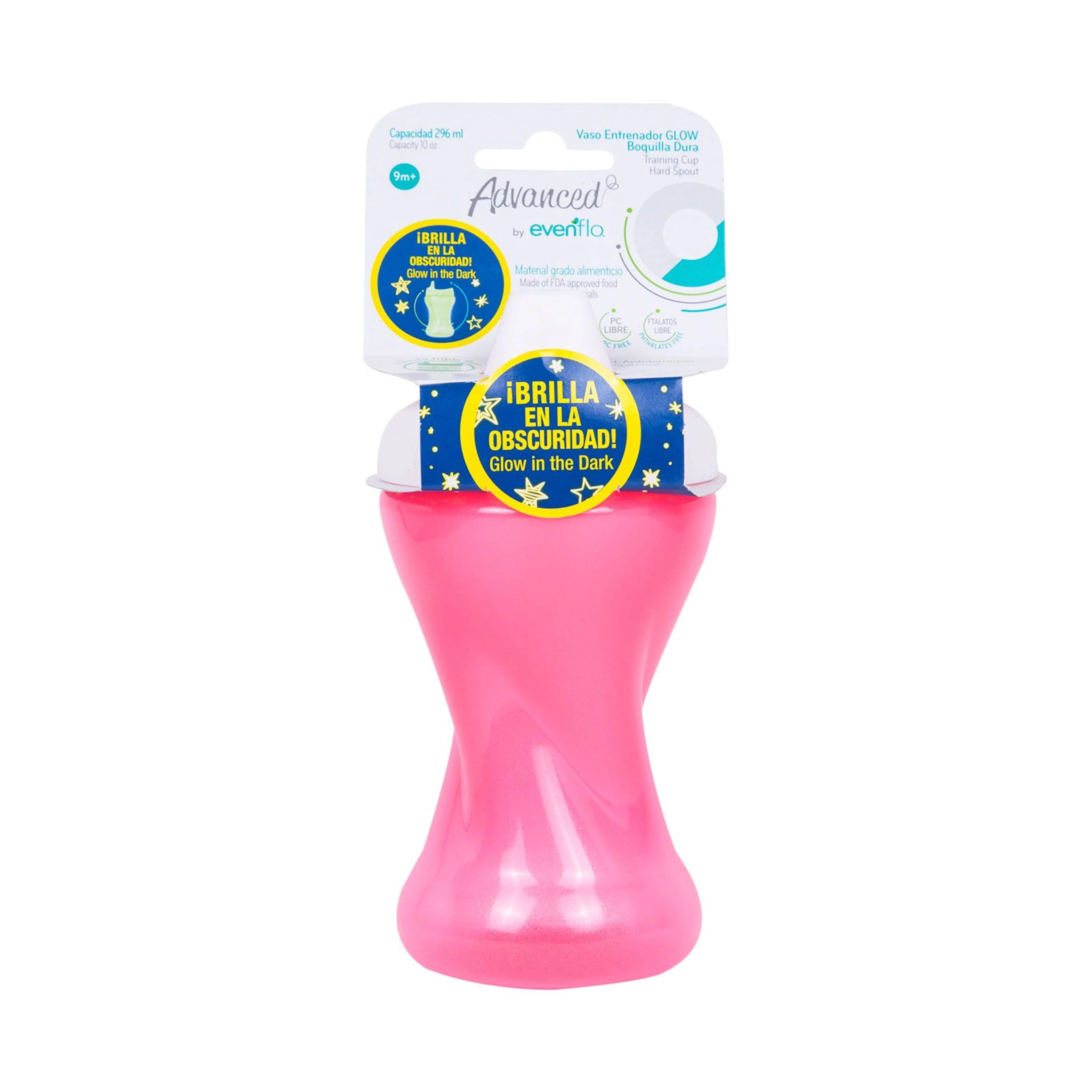 Vaso entrenador evenflo advanced glow 296 ml