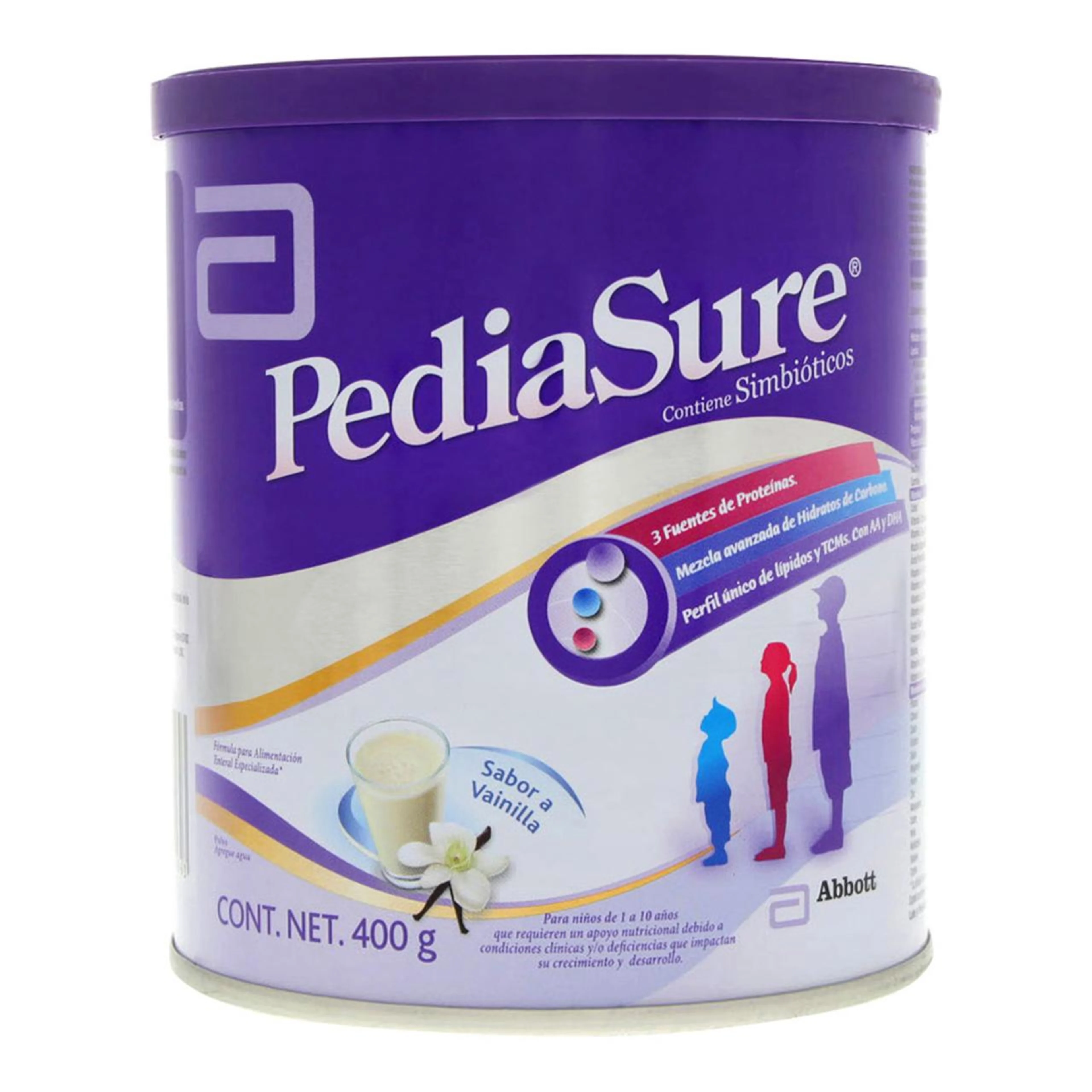 Pediasure Vainilla Fórmula Nutricional en Polvo de 400 g