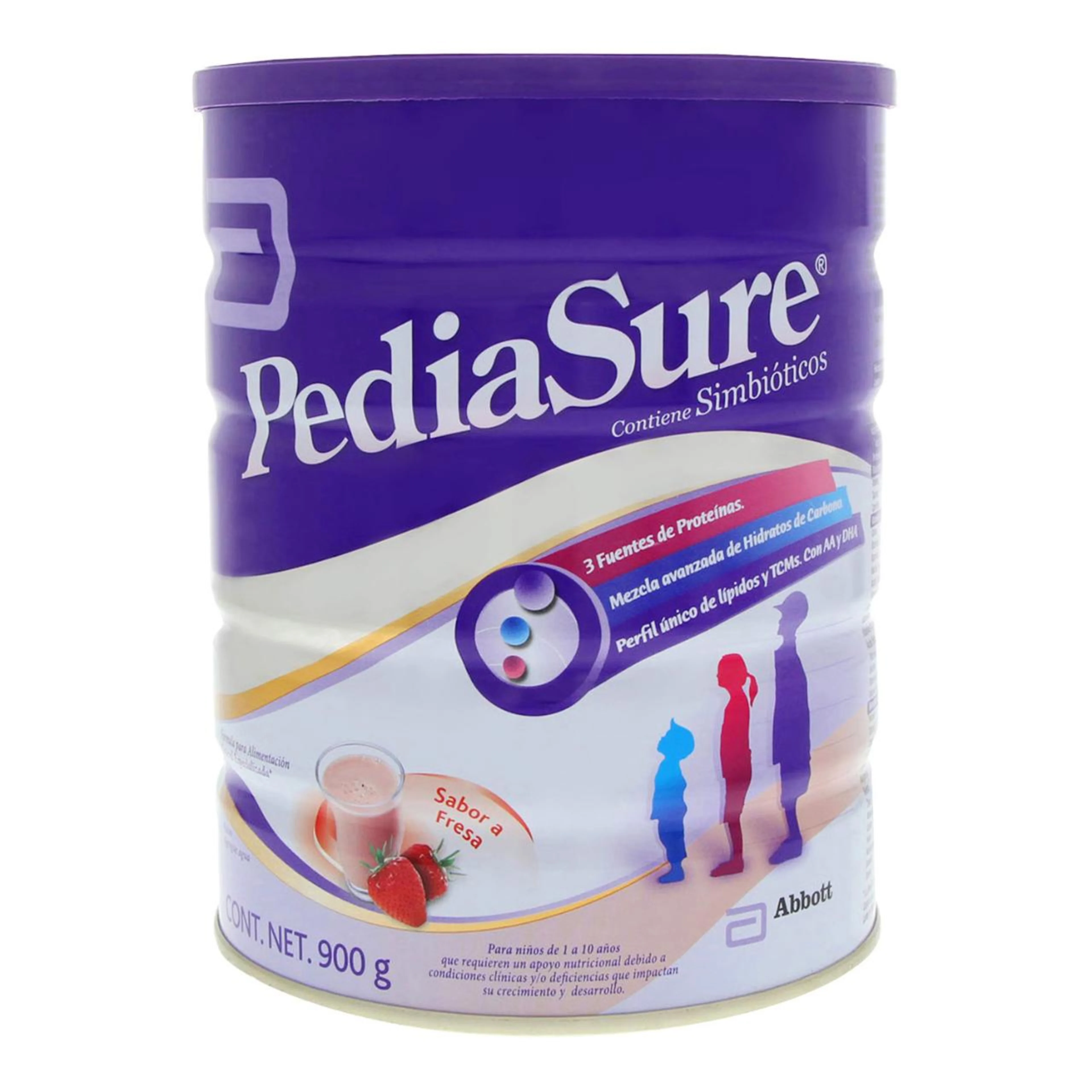 Pediasure Fresa Fórmula Nutricional en Polvo de 900 g