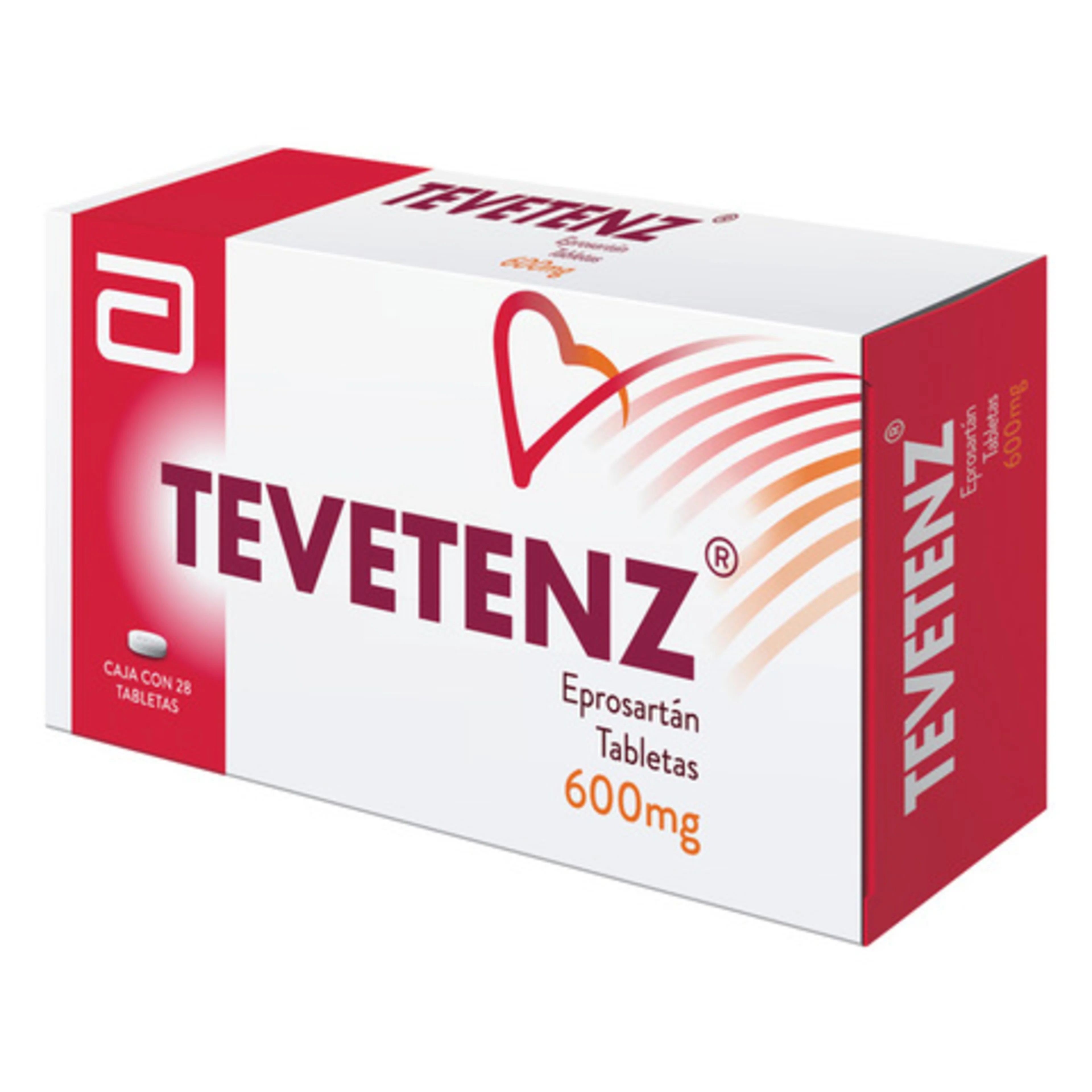 Tevetenz 600 Mg Con 28 Tabletas