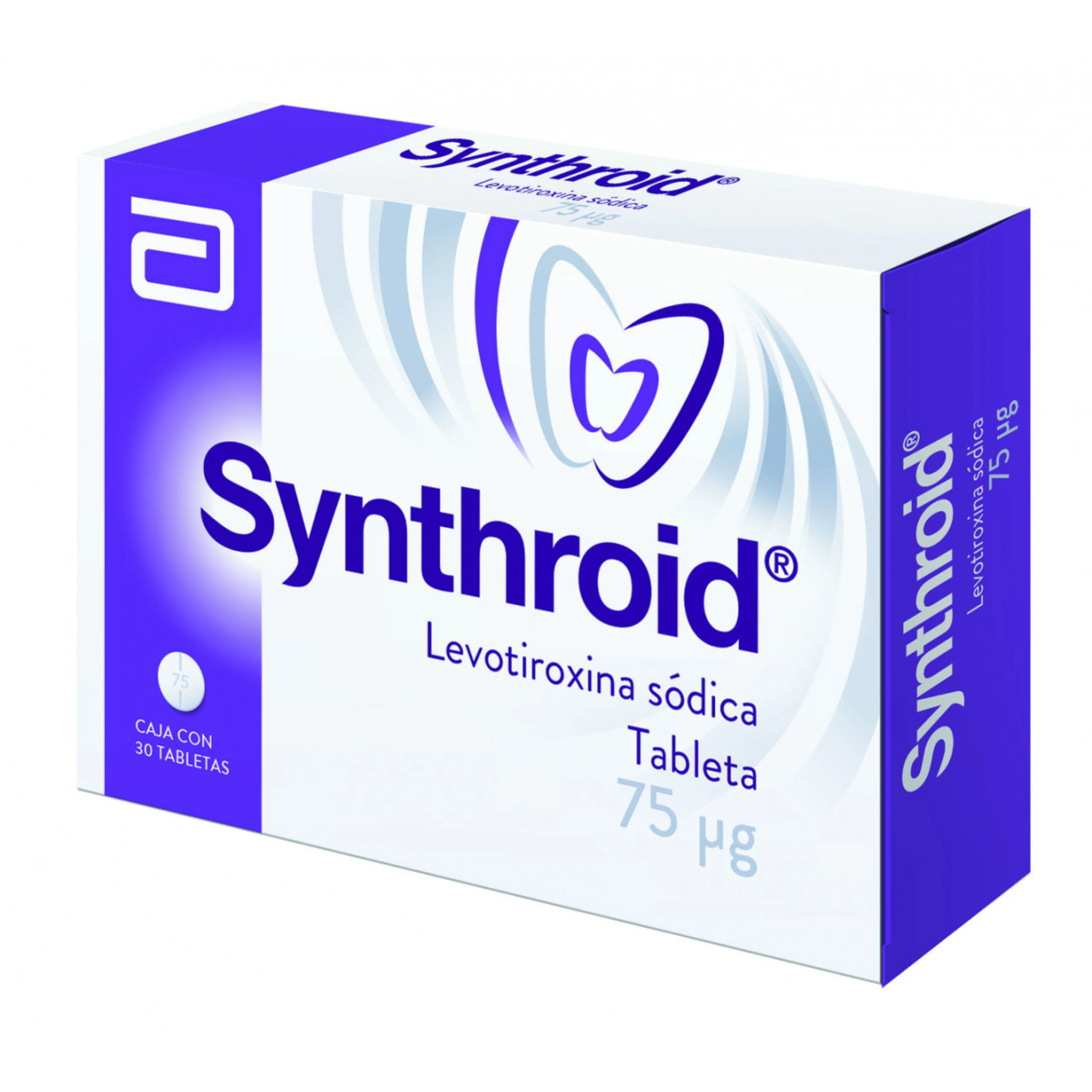 Synthroid 75 Mcg Con 30 Tabletas