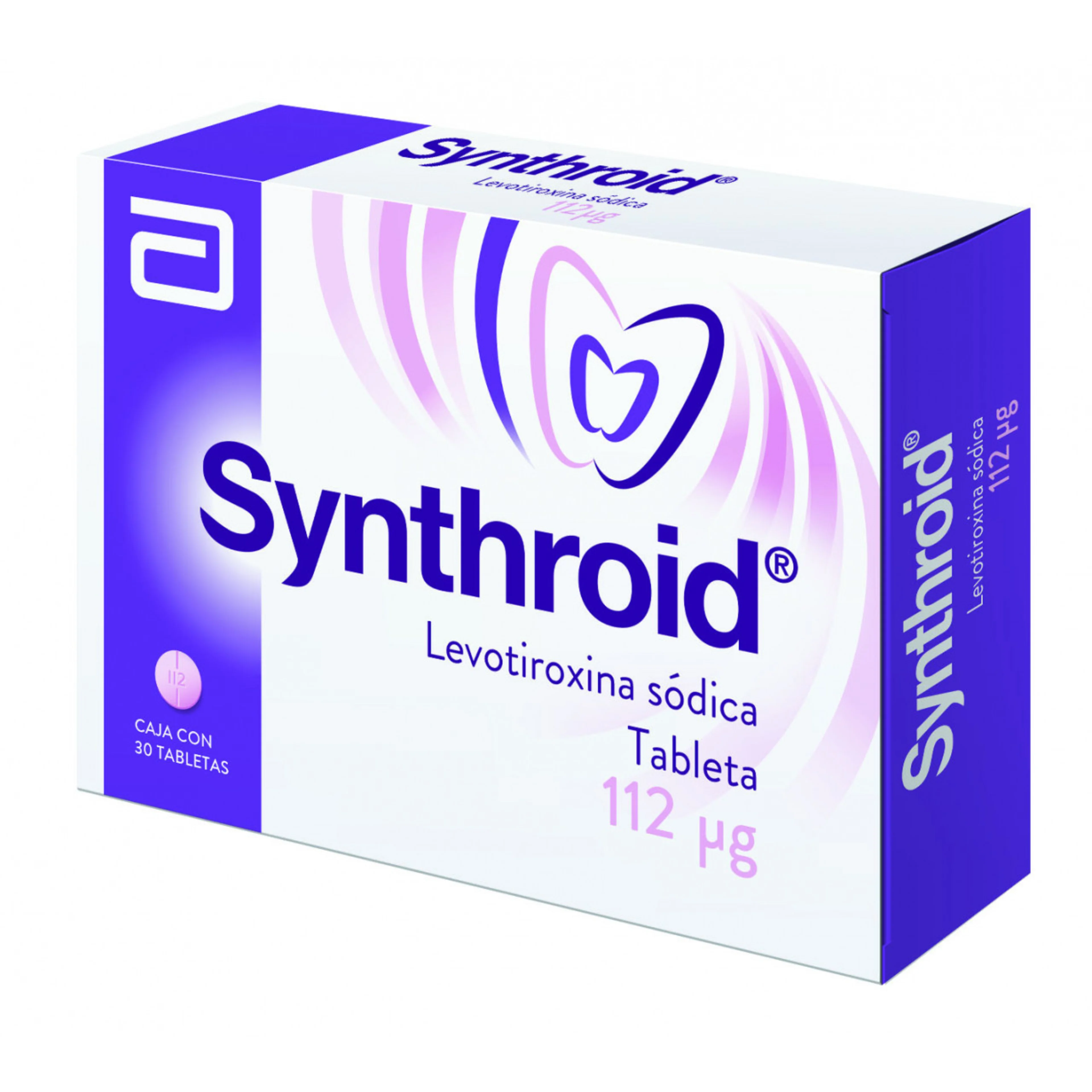 Synthroid 112 Mcg Con 30 Tabletas