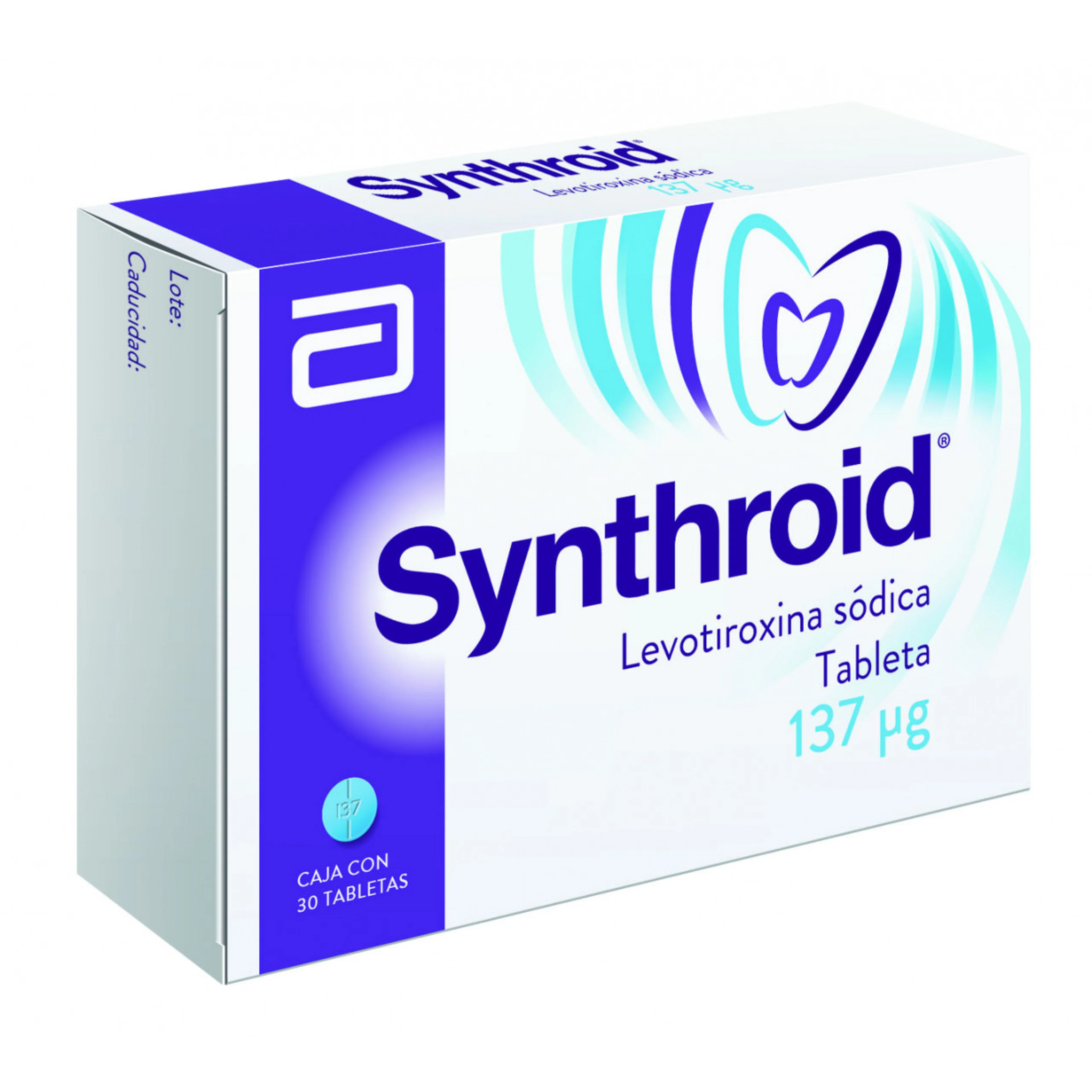 Synthroid 137 Mcg Con 30 Tabletas
