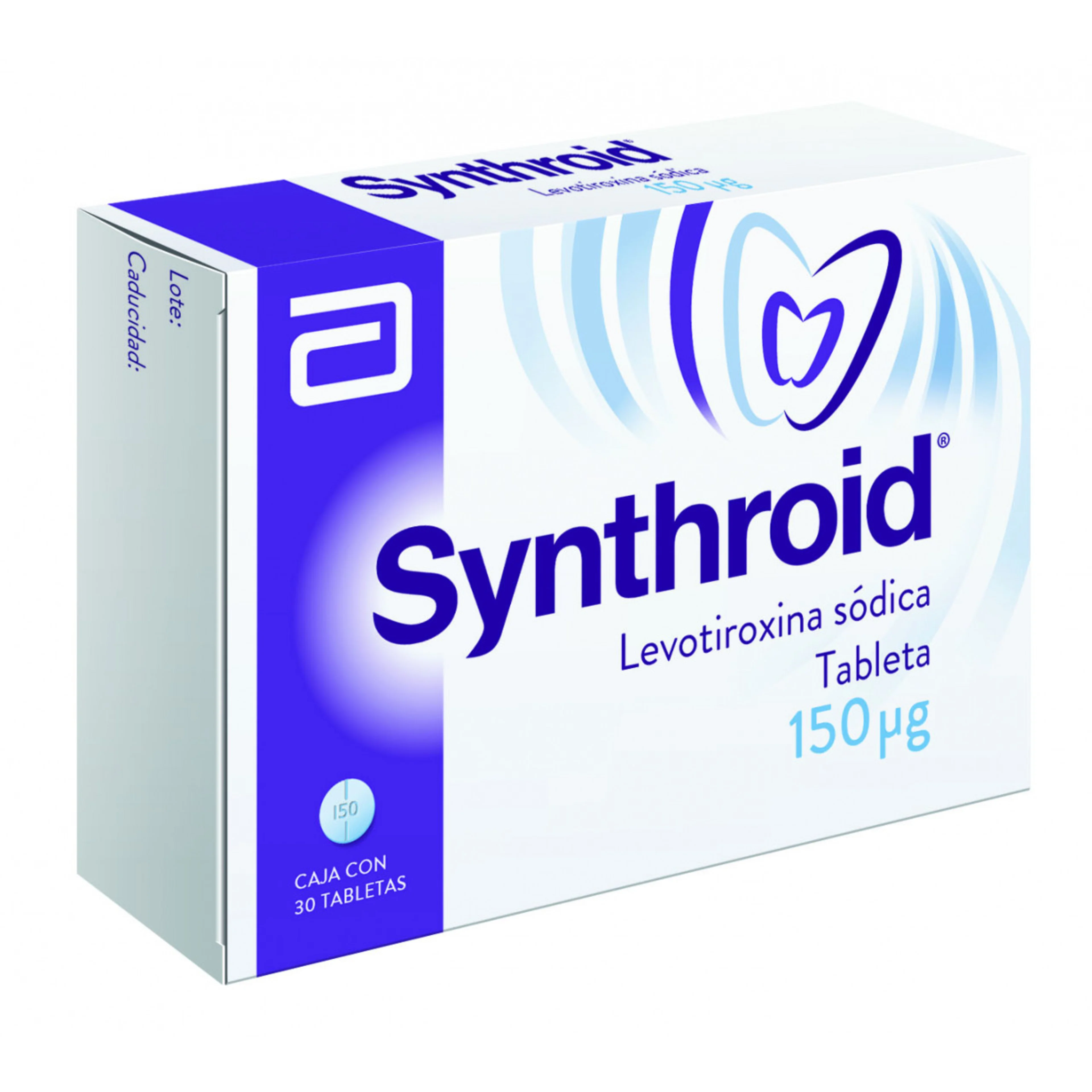 Synthroid 150 Mcg Con 30 Tabletas