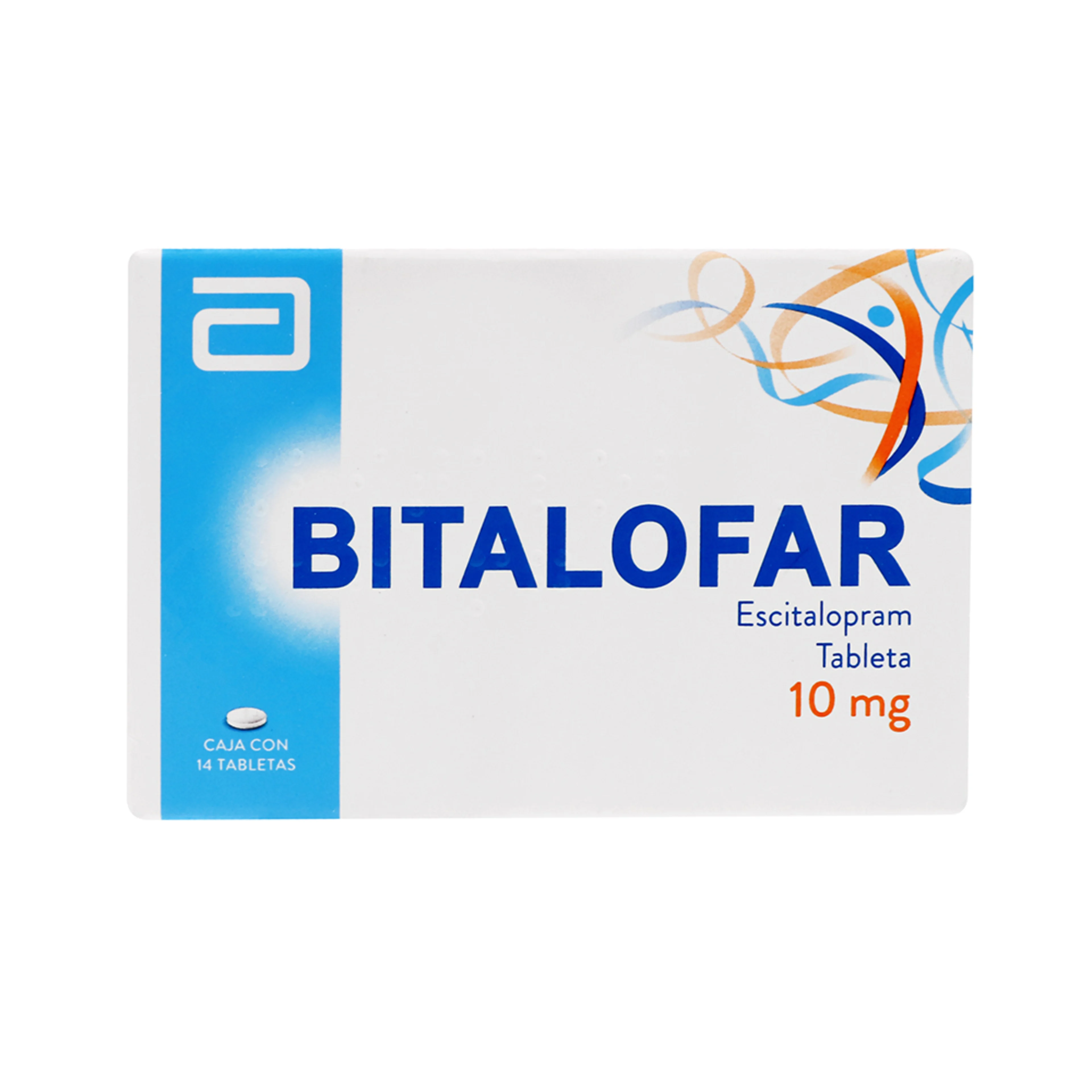 Bitalofar escitalopram 10 mg con 14 tabletas