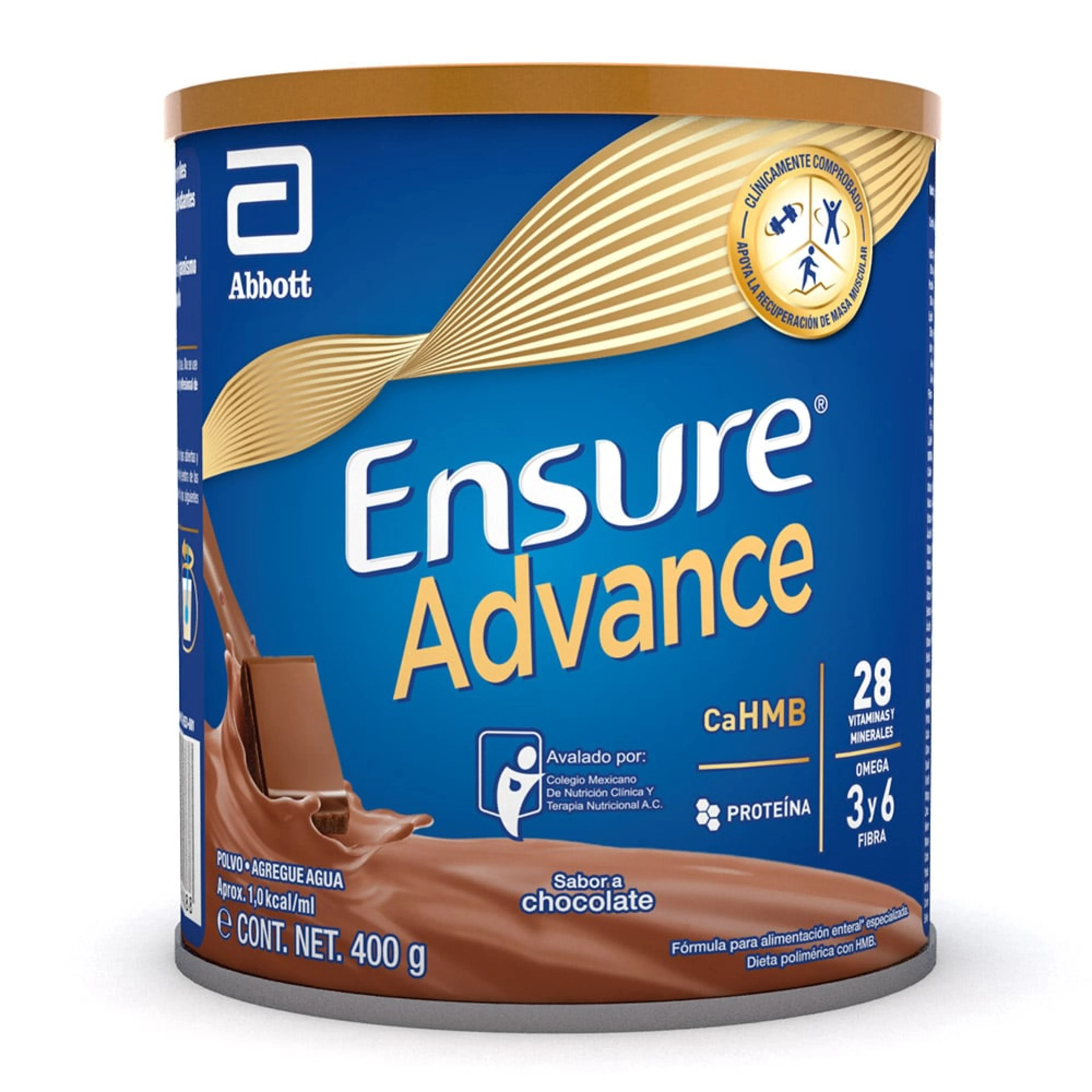 Ensure Advance en Polvo Sabor Chocolate con 400 g