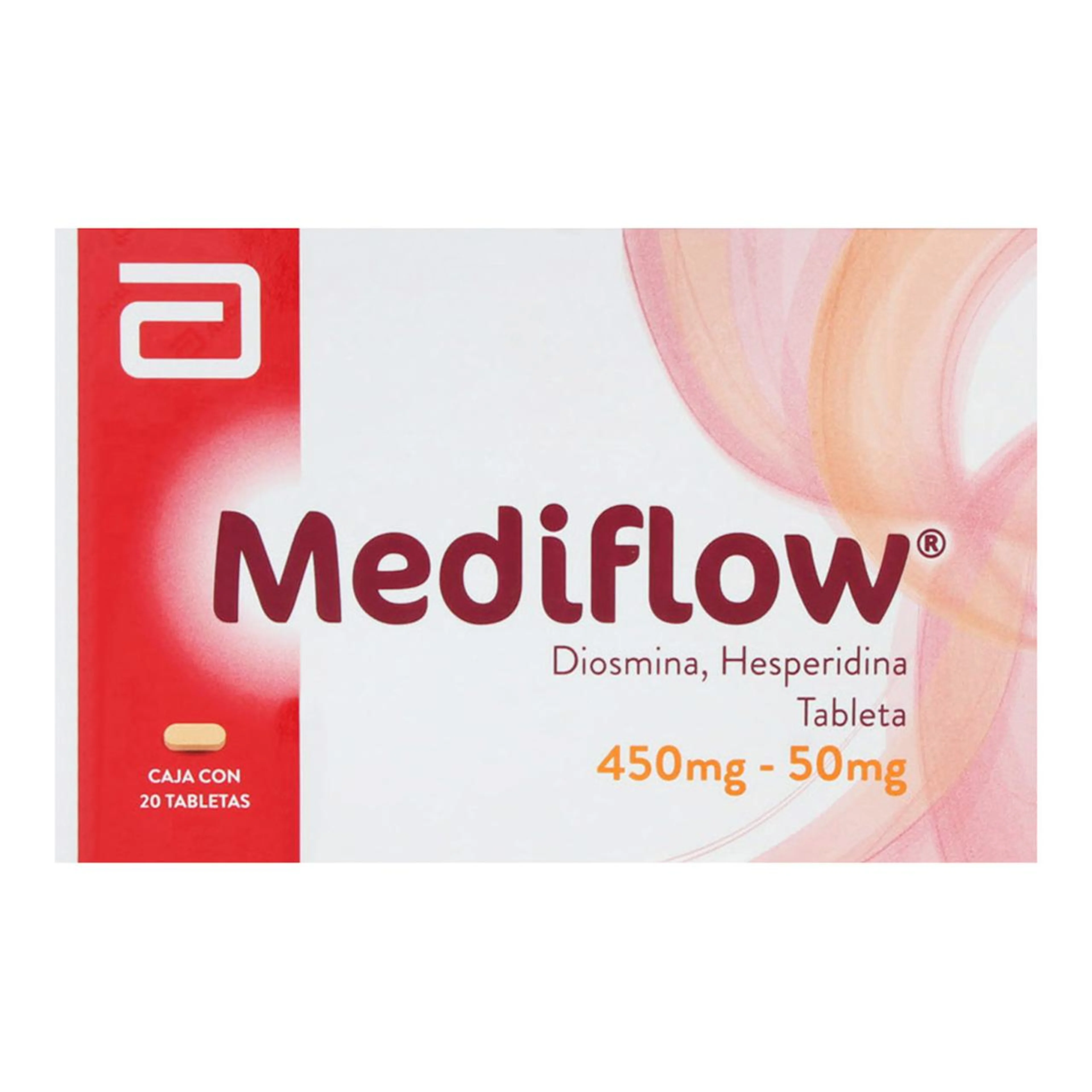 Mediflow Diosmina Hesperidina 450 Mg / 50 Mg Con 20 Tabletas