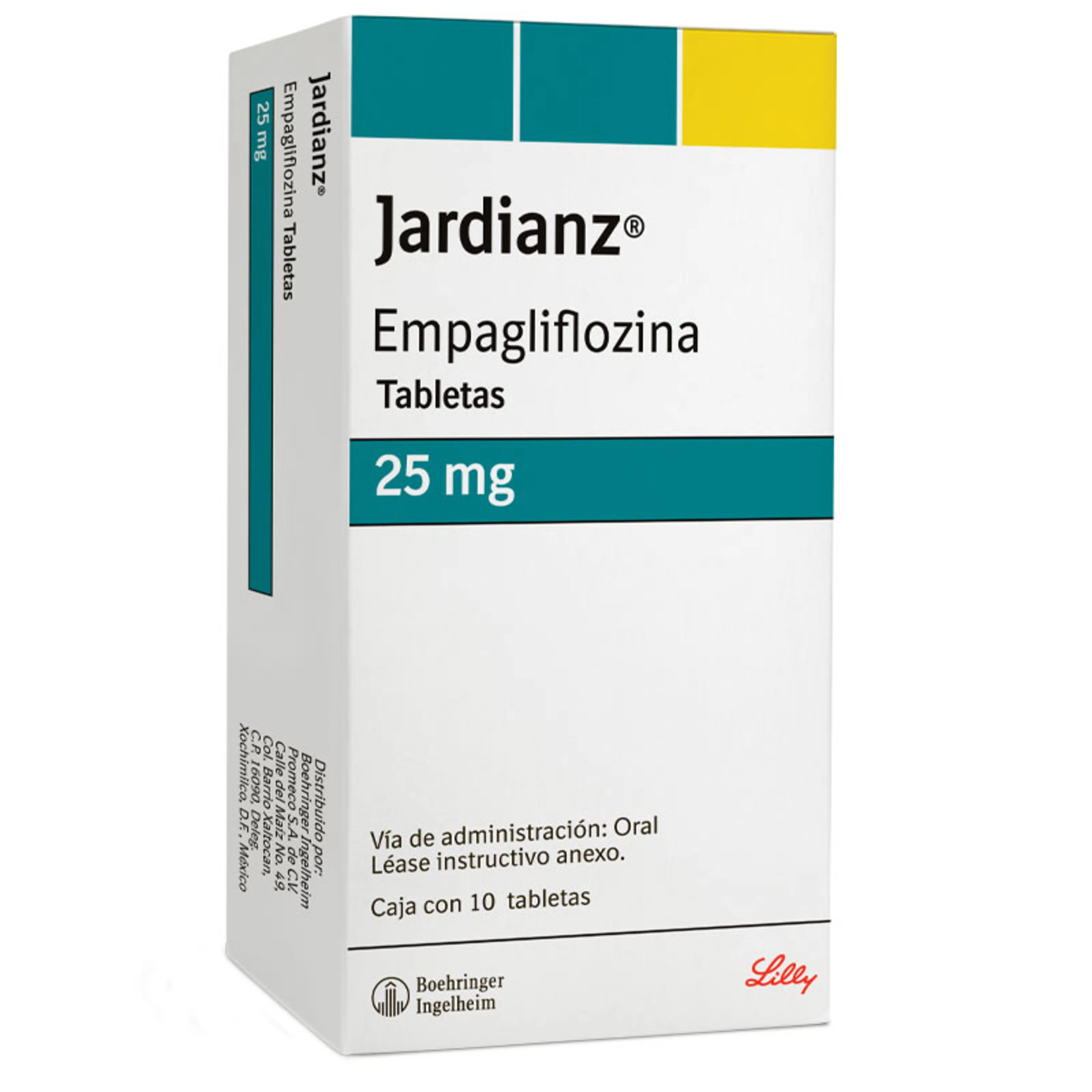 Jardianz 25 Mg Con 10 Tabletas