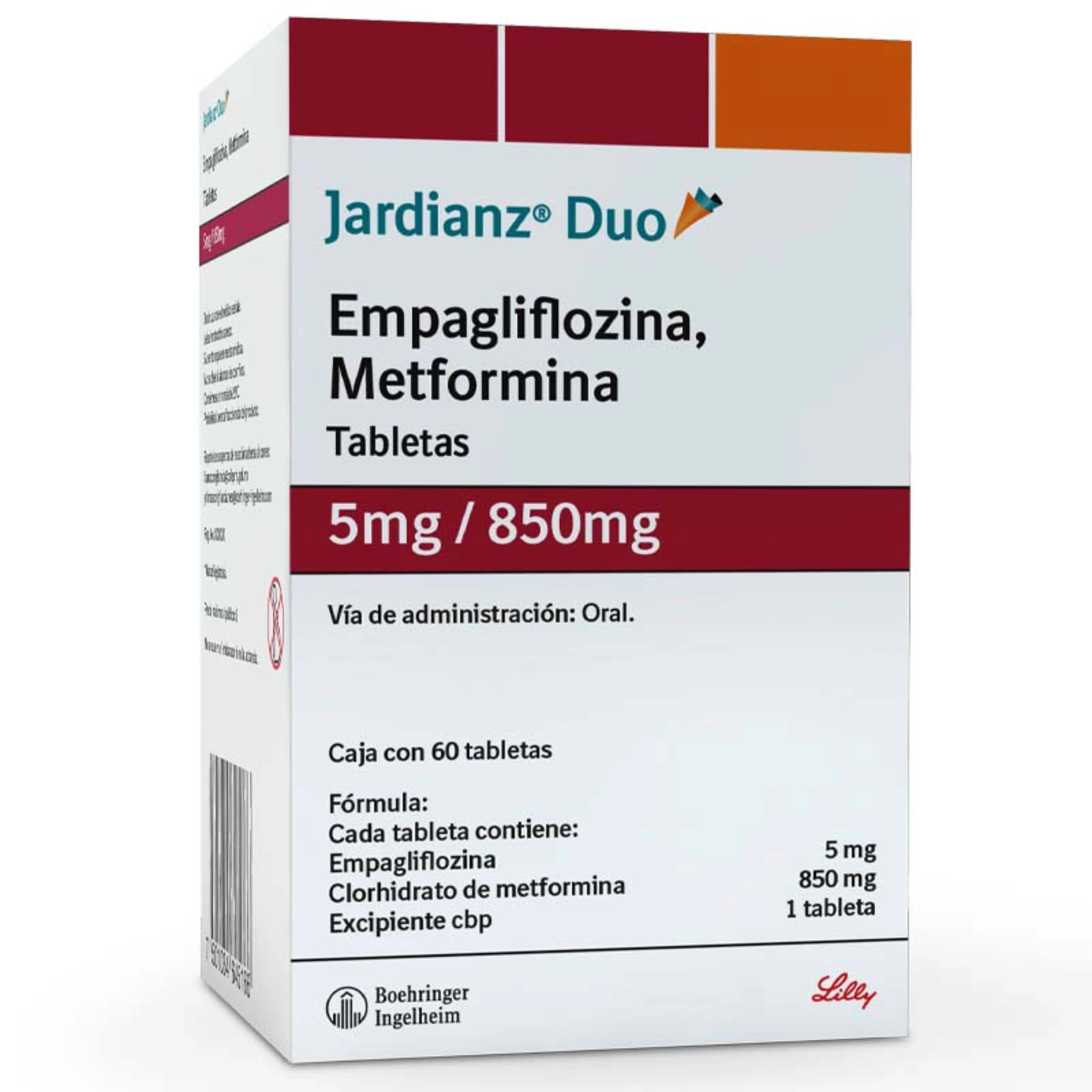 Jardianz Duo 5/850 Mg Con 60 Tabletas