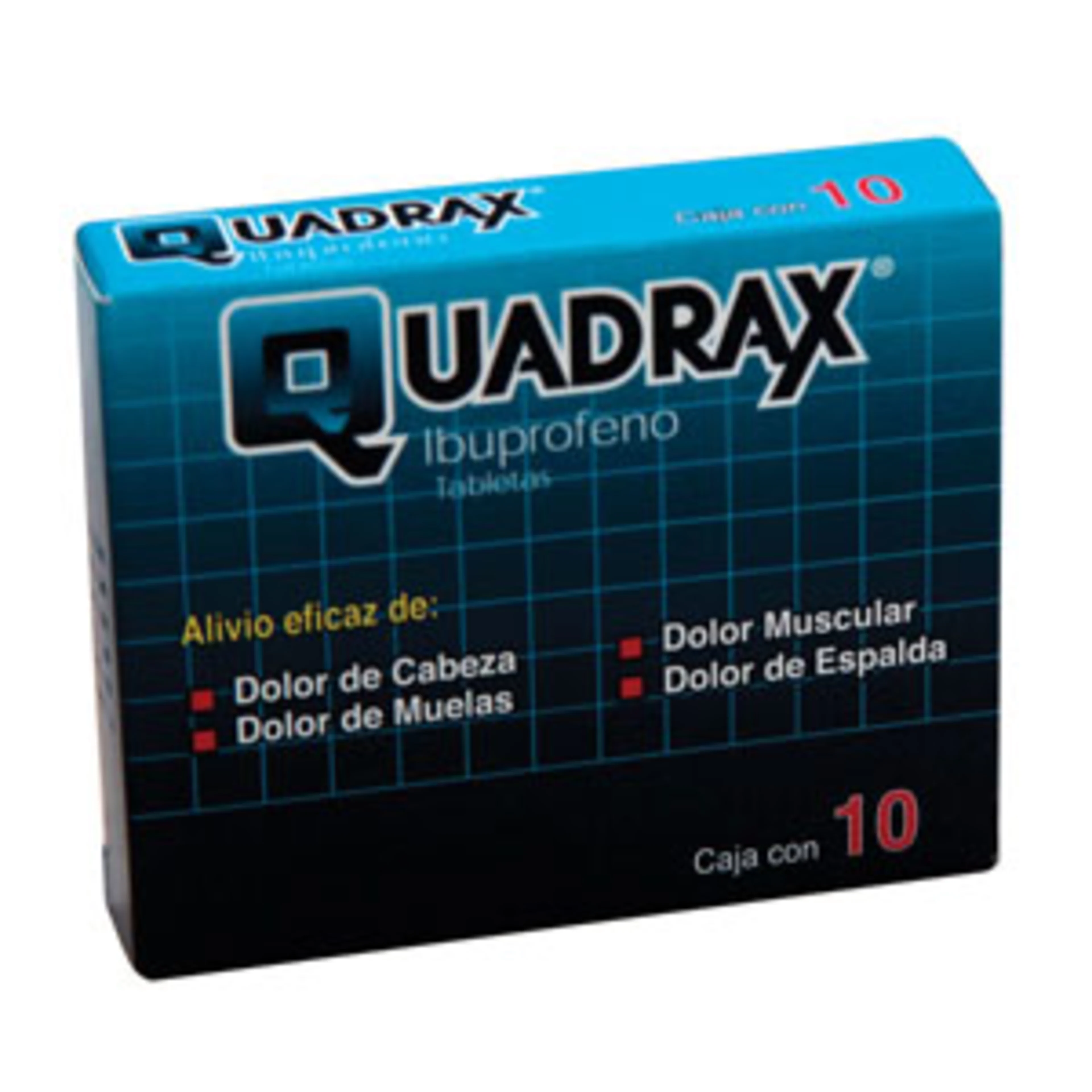 Quadrax 200mg tabletas 10