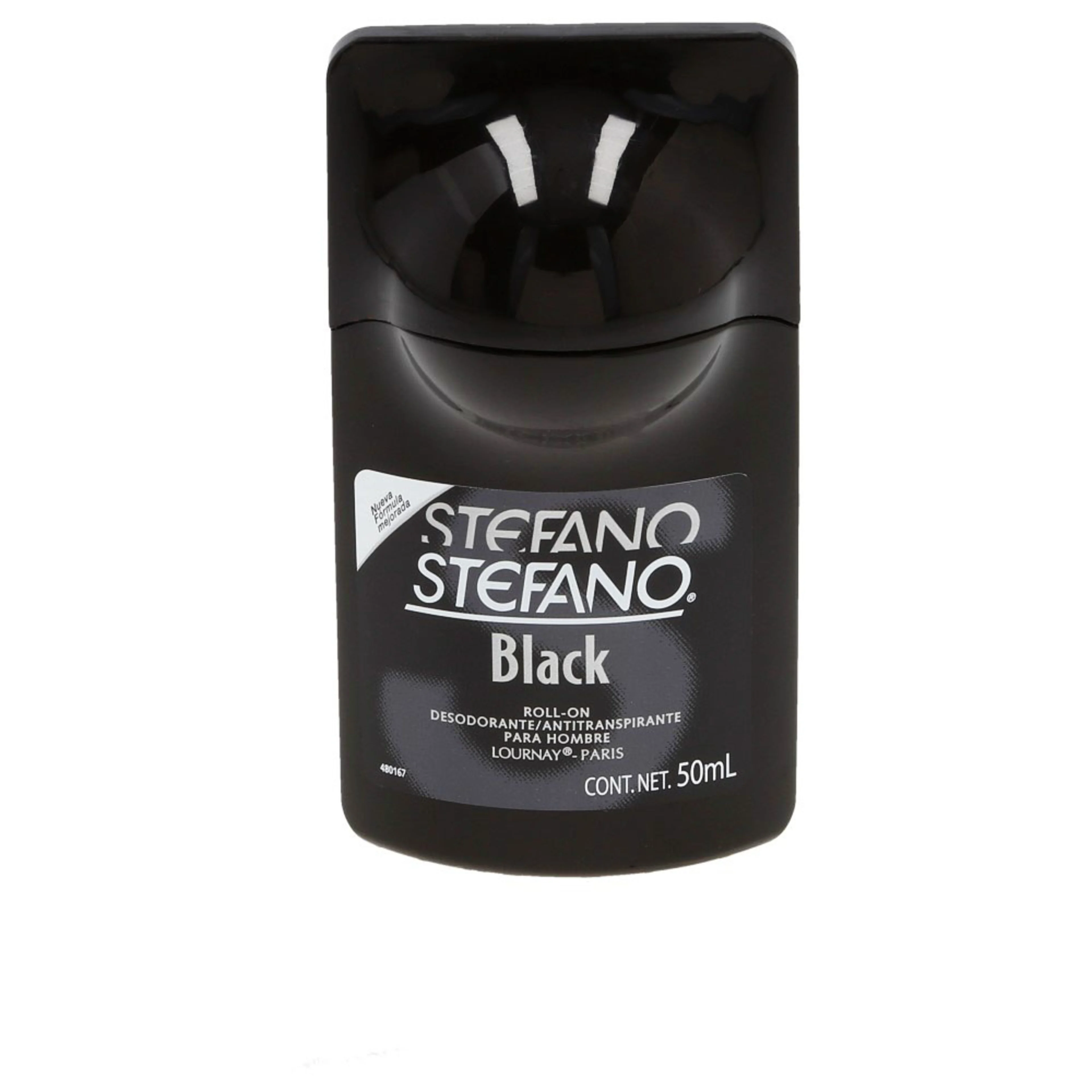 Stefano Black Desodorante En Roll On De 50 Ml