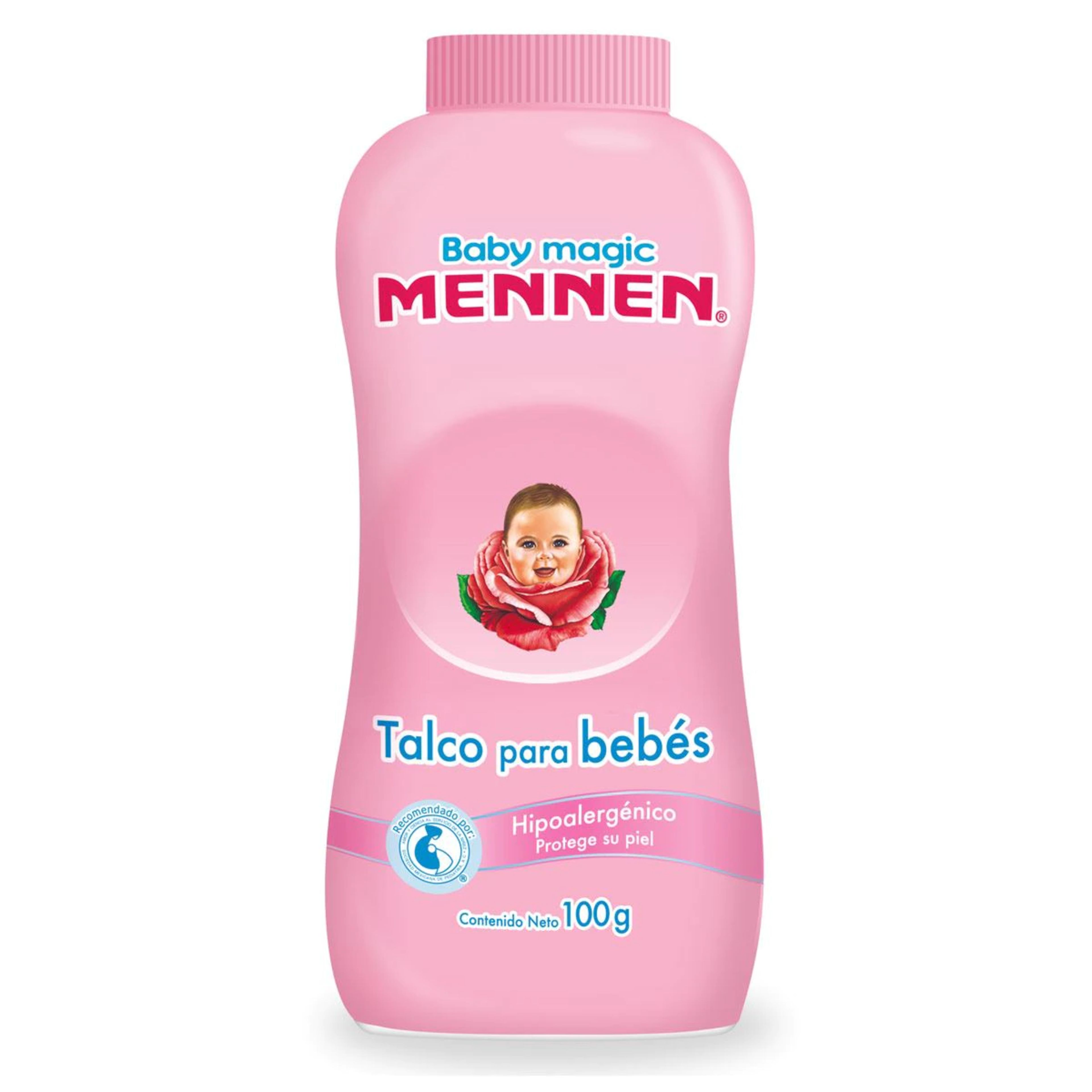 Mennen Talco Hipoalergénico Rosa Con 100 G