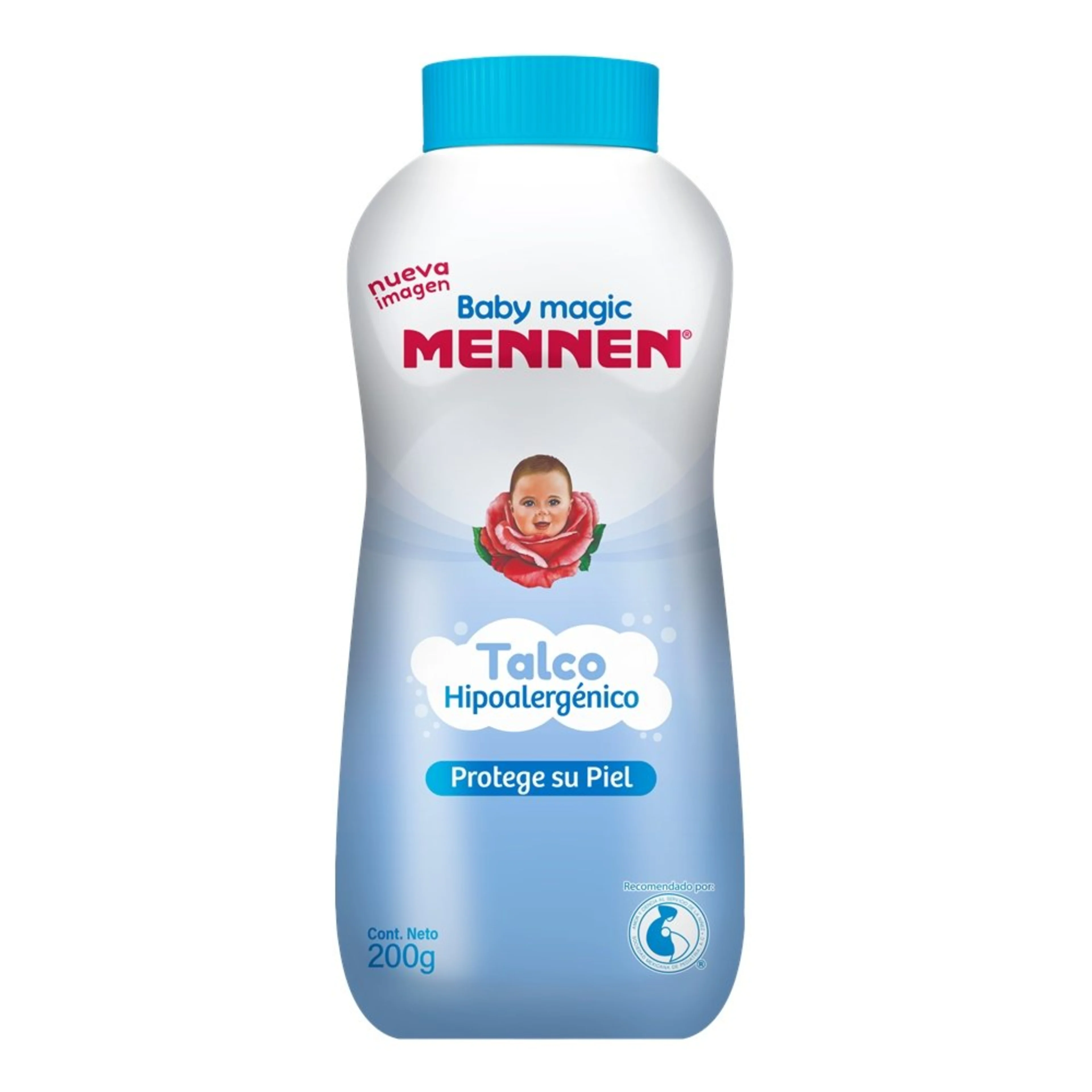 Mennen Talco Hipoalergénico Azul Con 200 G