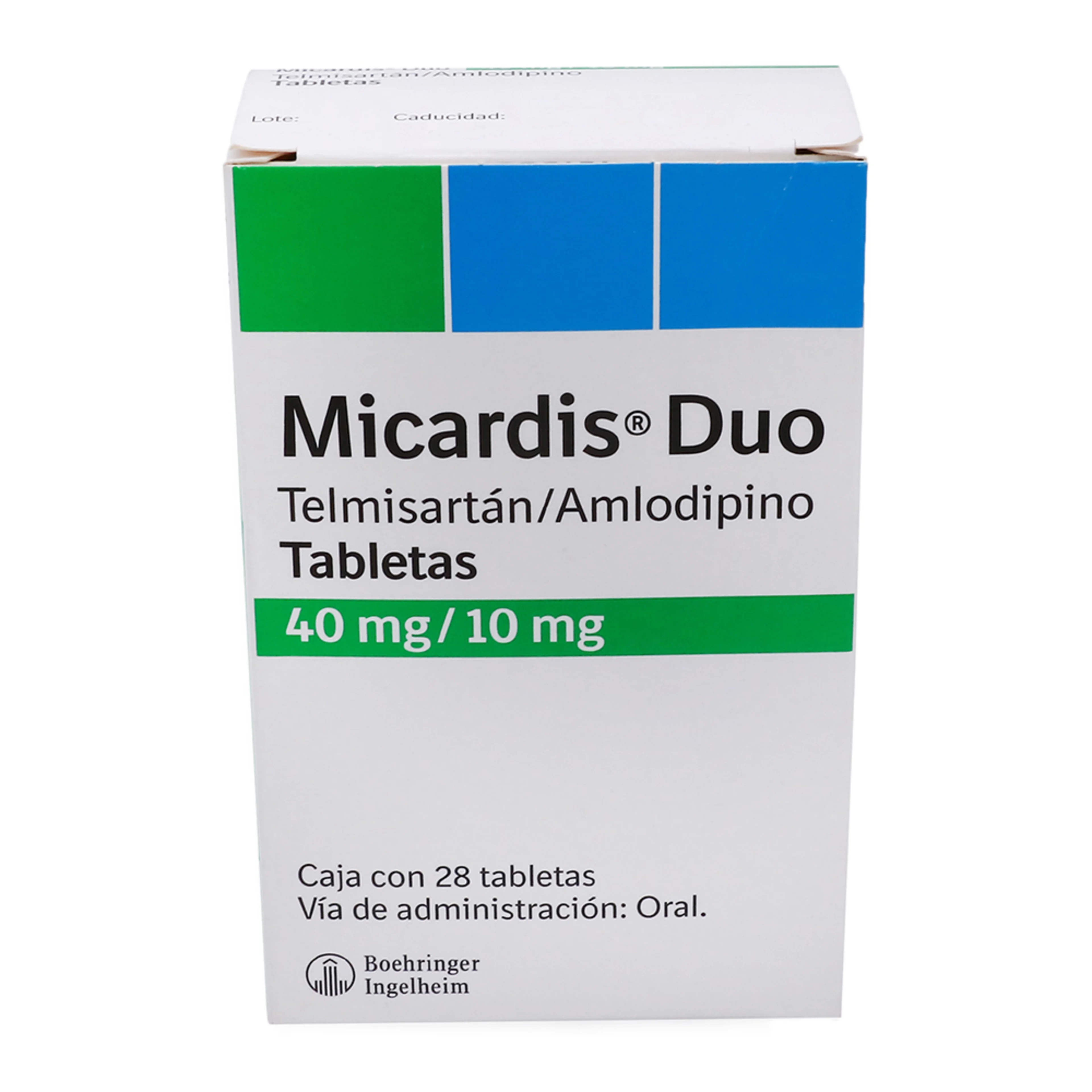 Micardis Duo 40/10 Mg Con 28 Tabletas