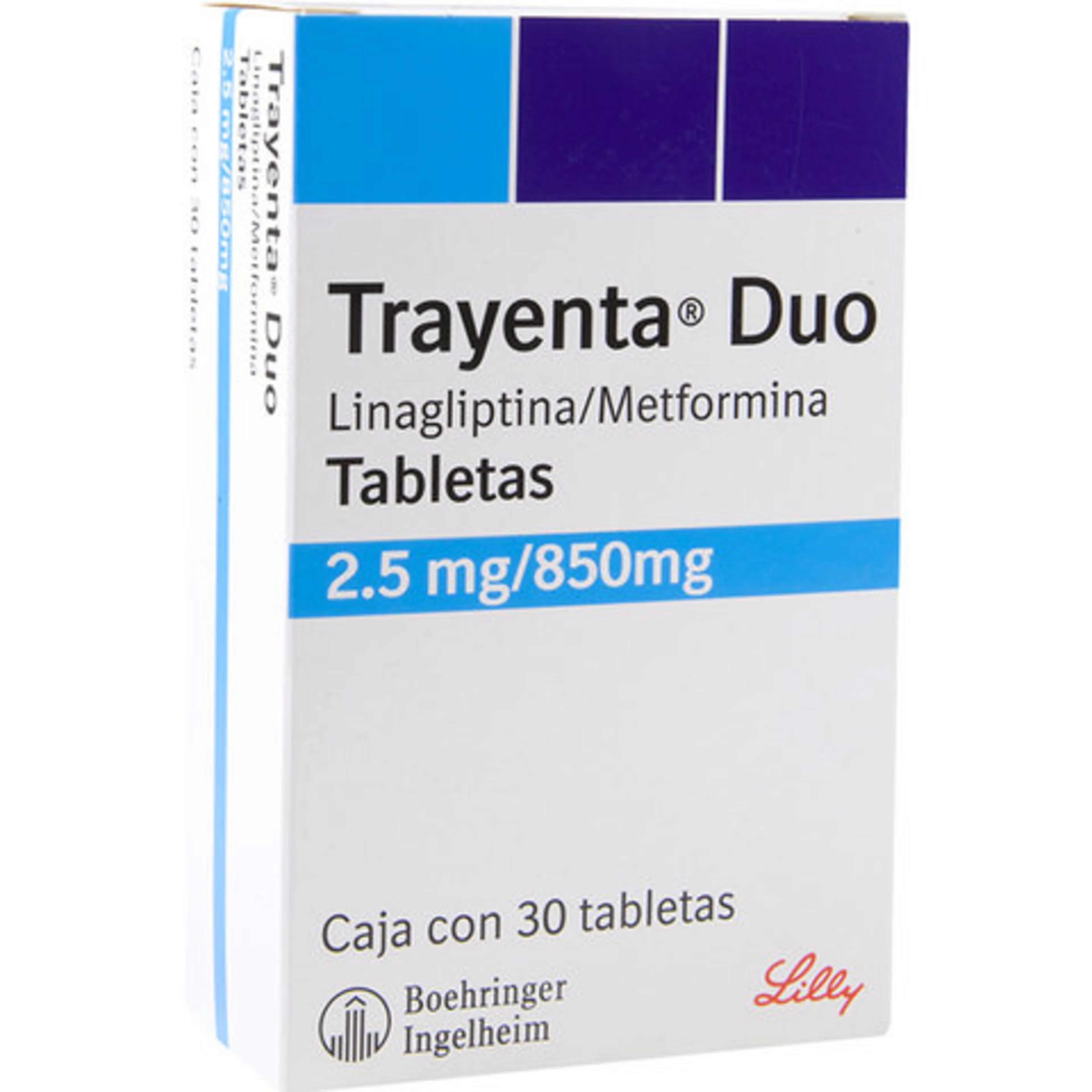 Trayenta Duo 2.5/850 Mg Con 30 Tabletas