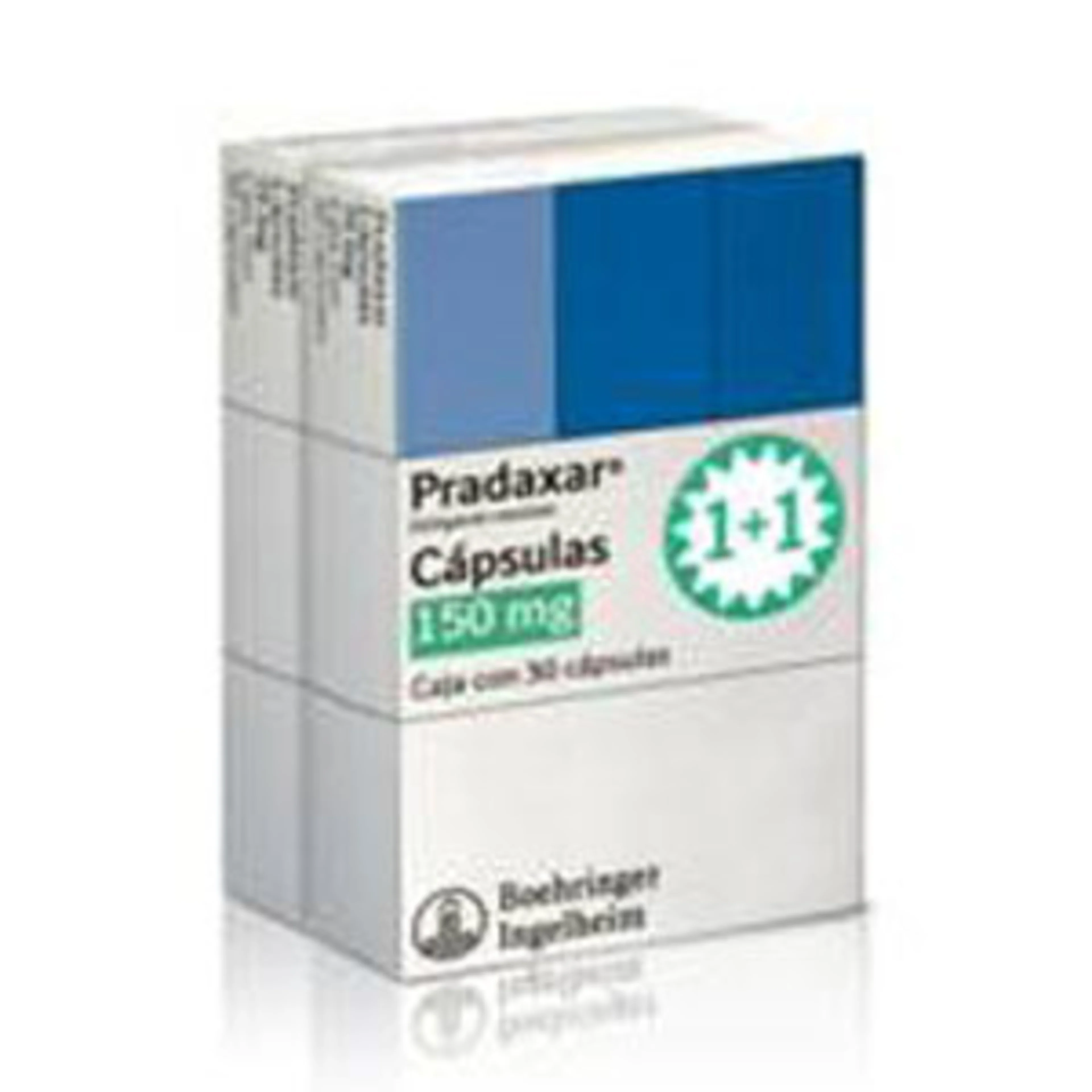 Pradaxar dabigatrán 150 mg con 30 cápsulas