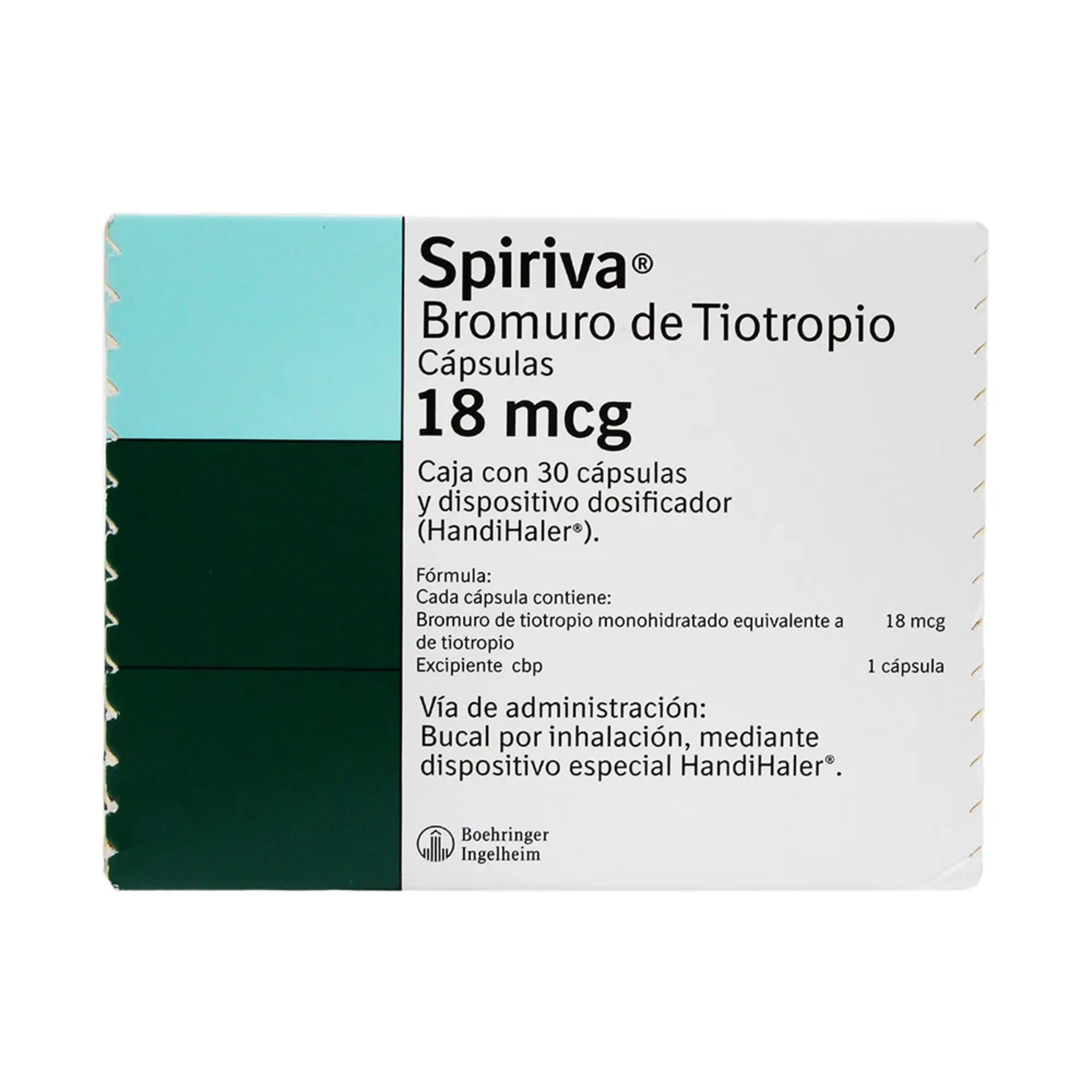 Spiriva 18 Mcg Con 30 Cápsulas