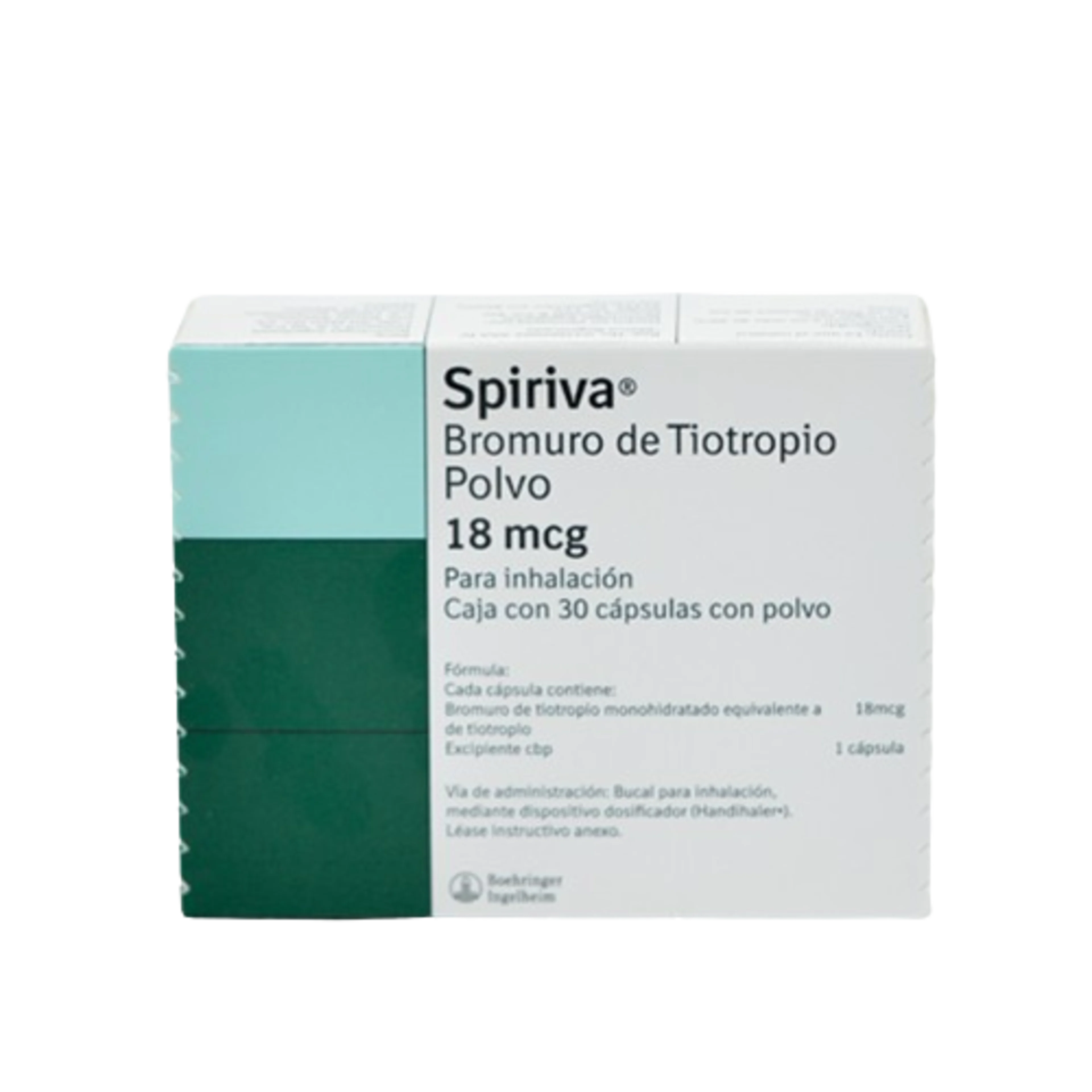 Spiriva 18 Mcg Con 30 Cápsulas Con Polvo