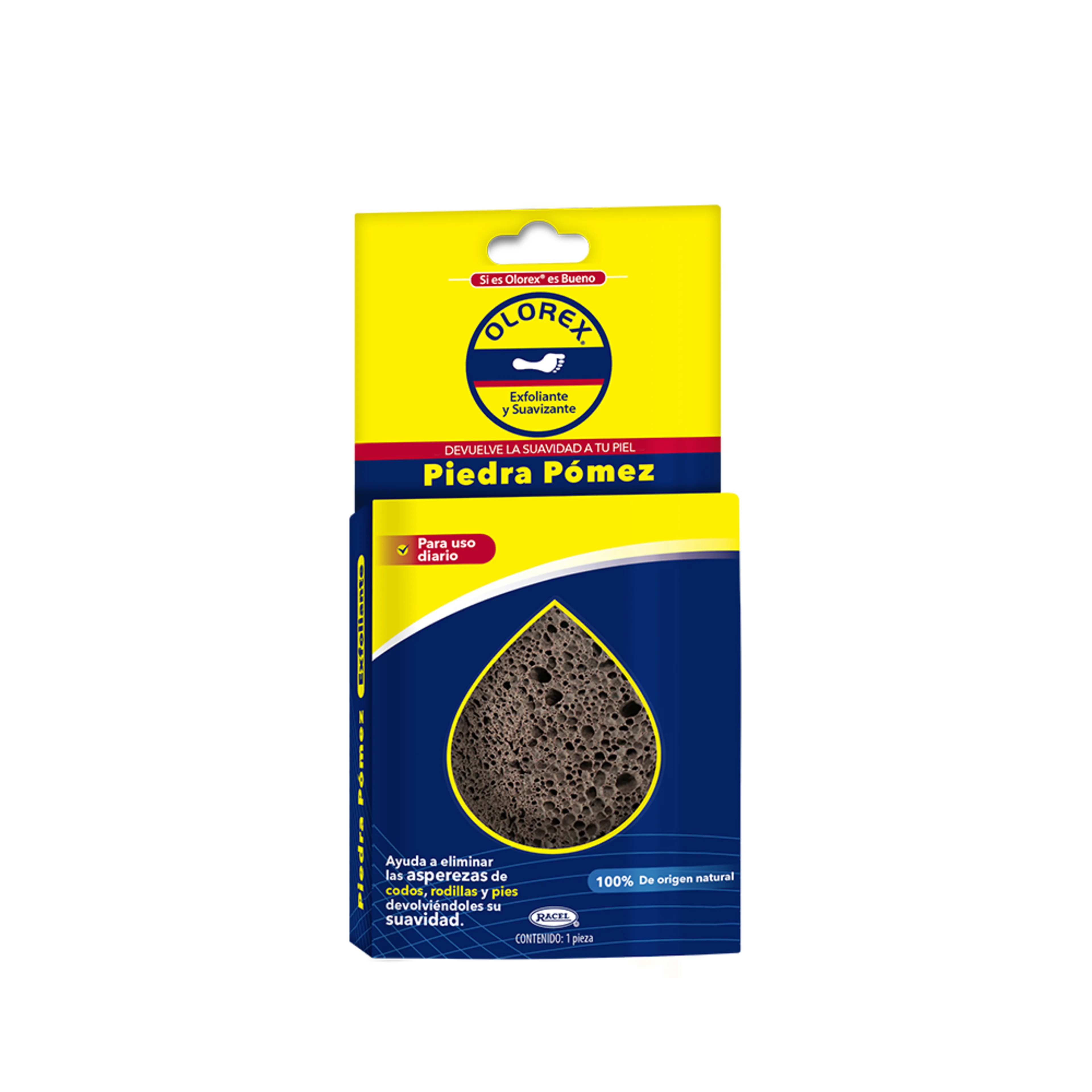 Olorex Piedra Pomez Con 1 Pieza