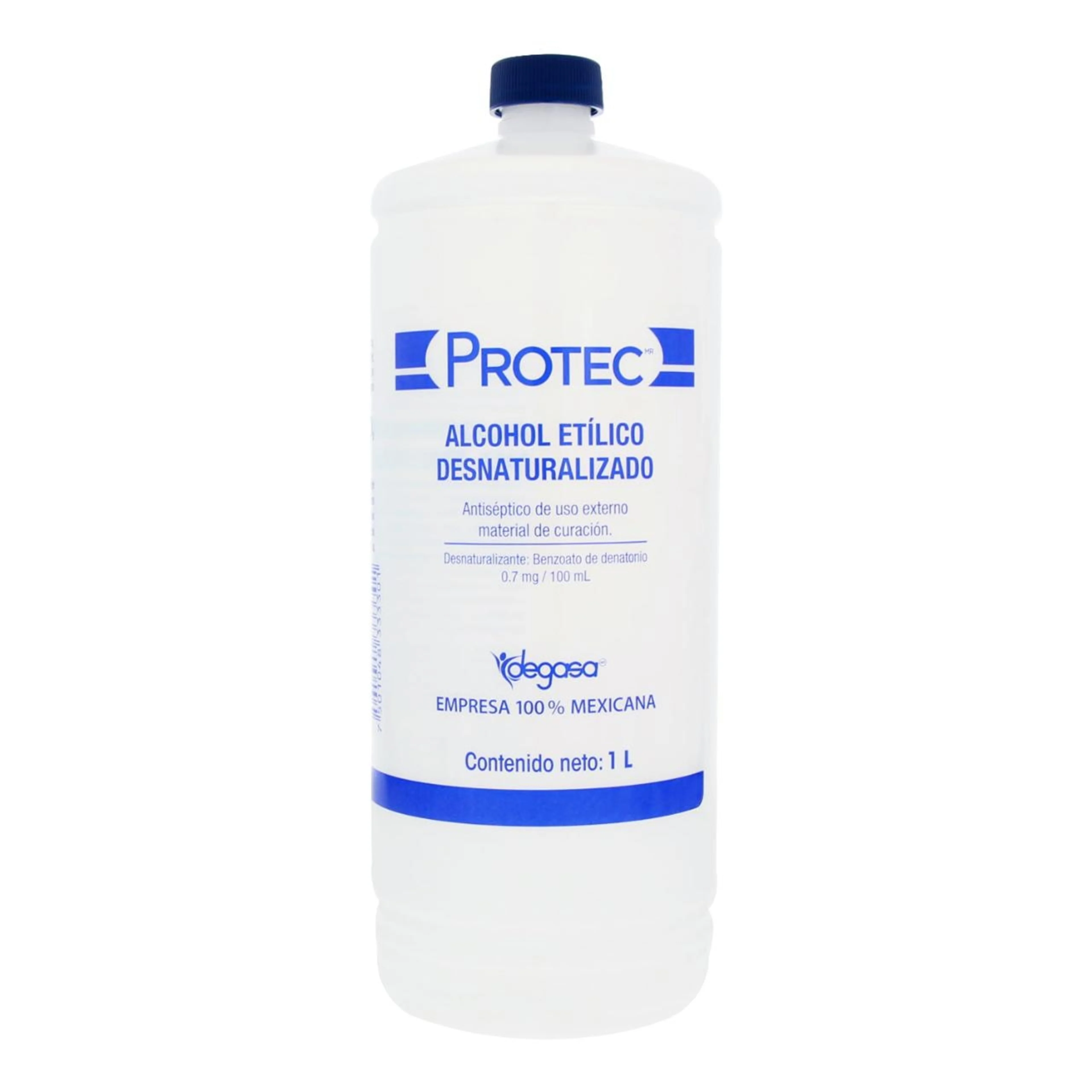 Protec Alcohol Etílico Desnaturalizado 1 Litro 