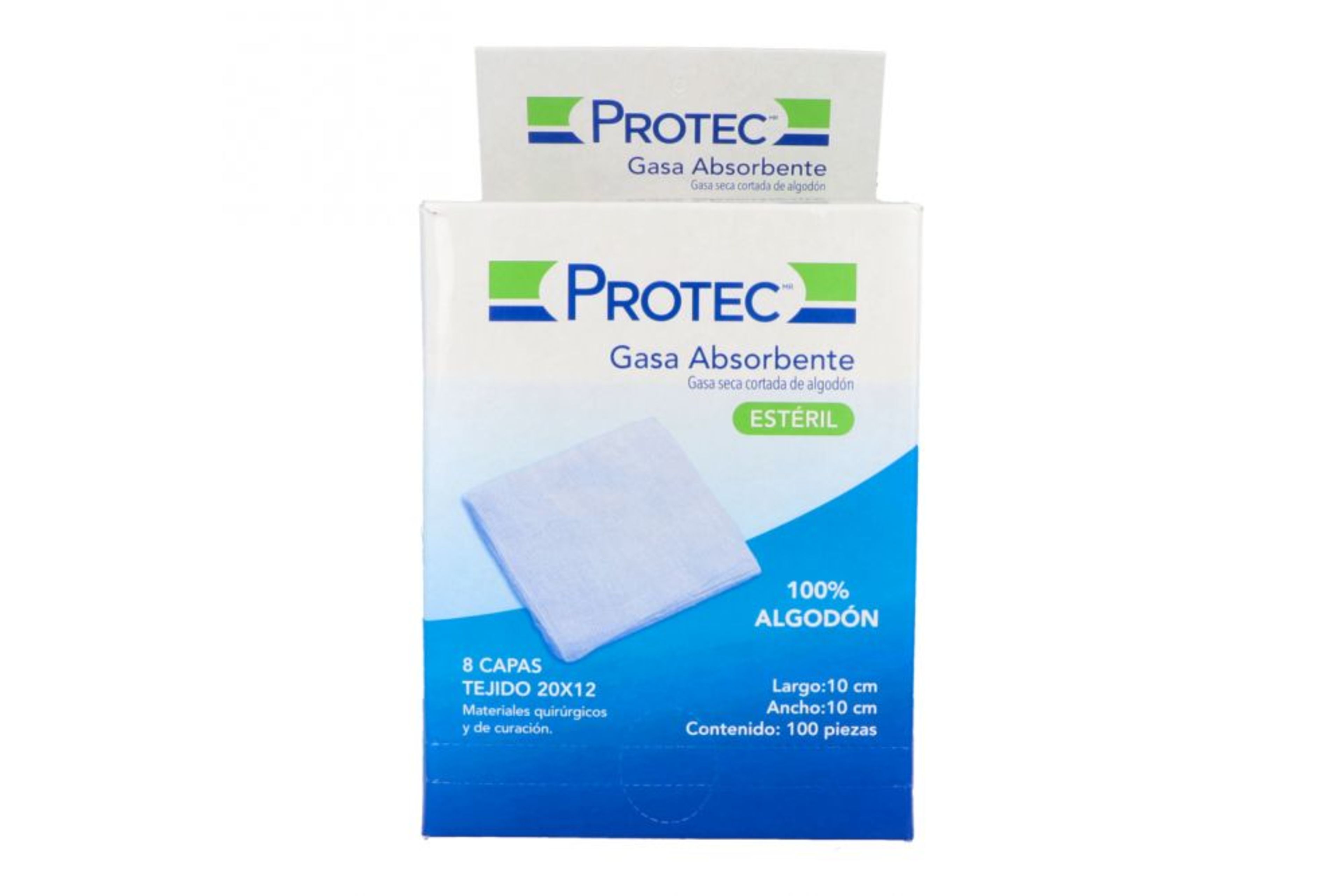 Protec Gasa Estéril 10X10 Cm Con 100 Piezas 