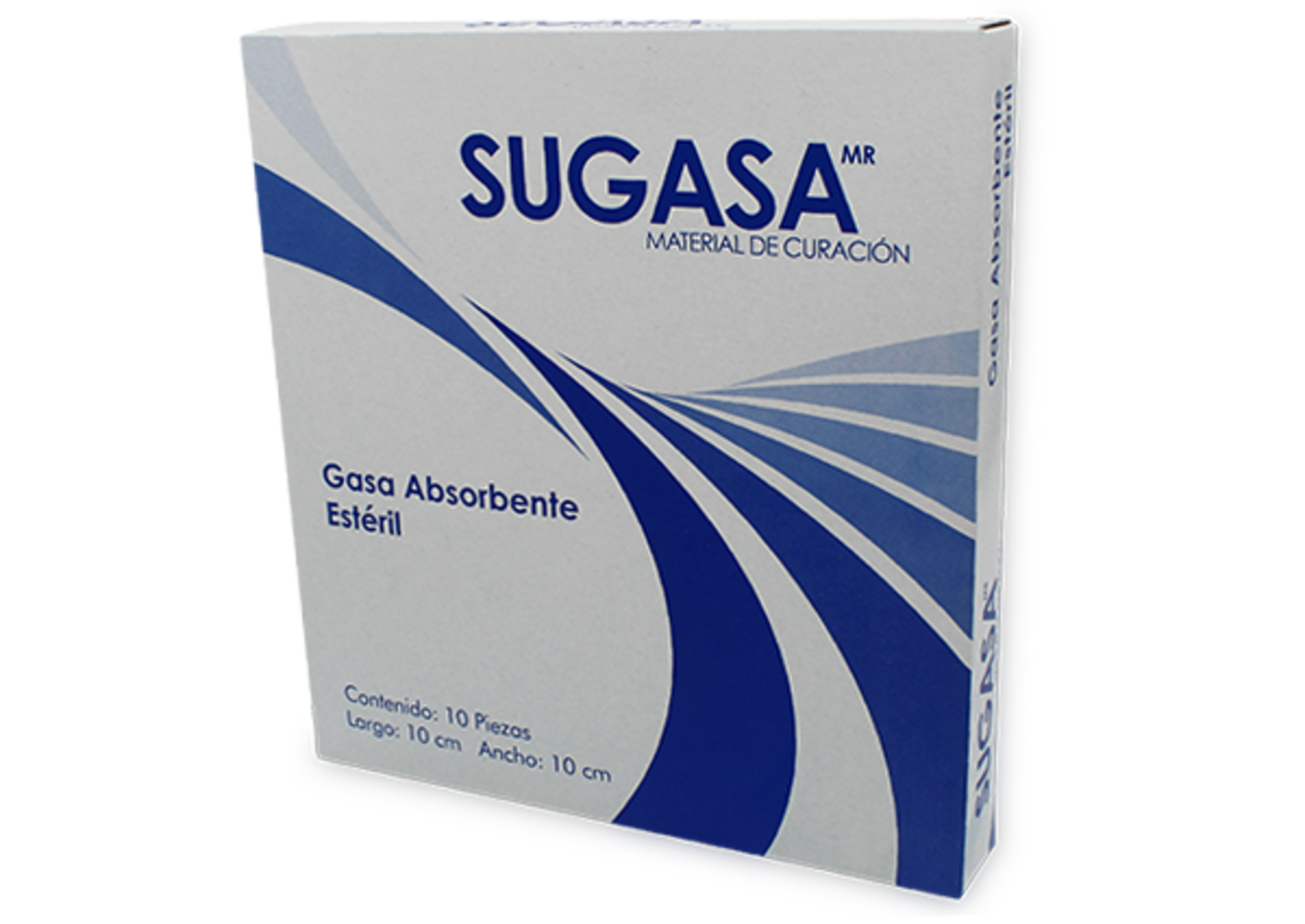 Sugasa Gasa Estéril De 10X10 Cm Con 10 Piezas