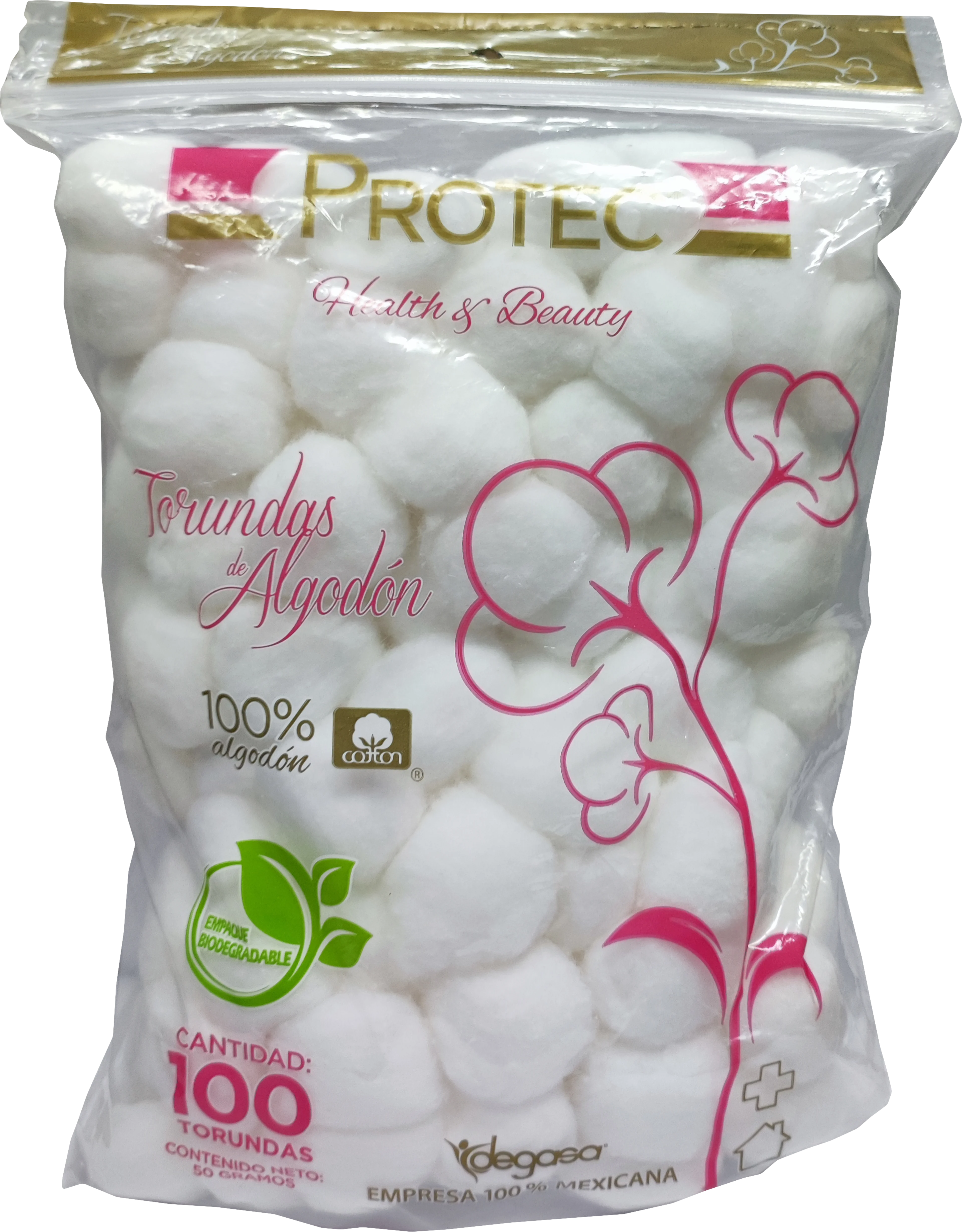 Protec Torundas De Algodón 100 Piezas 