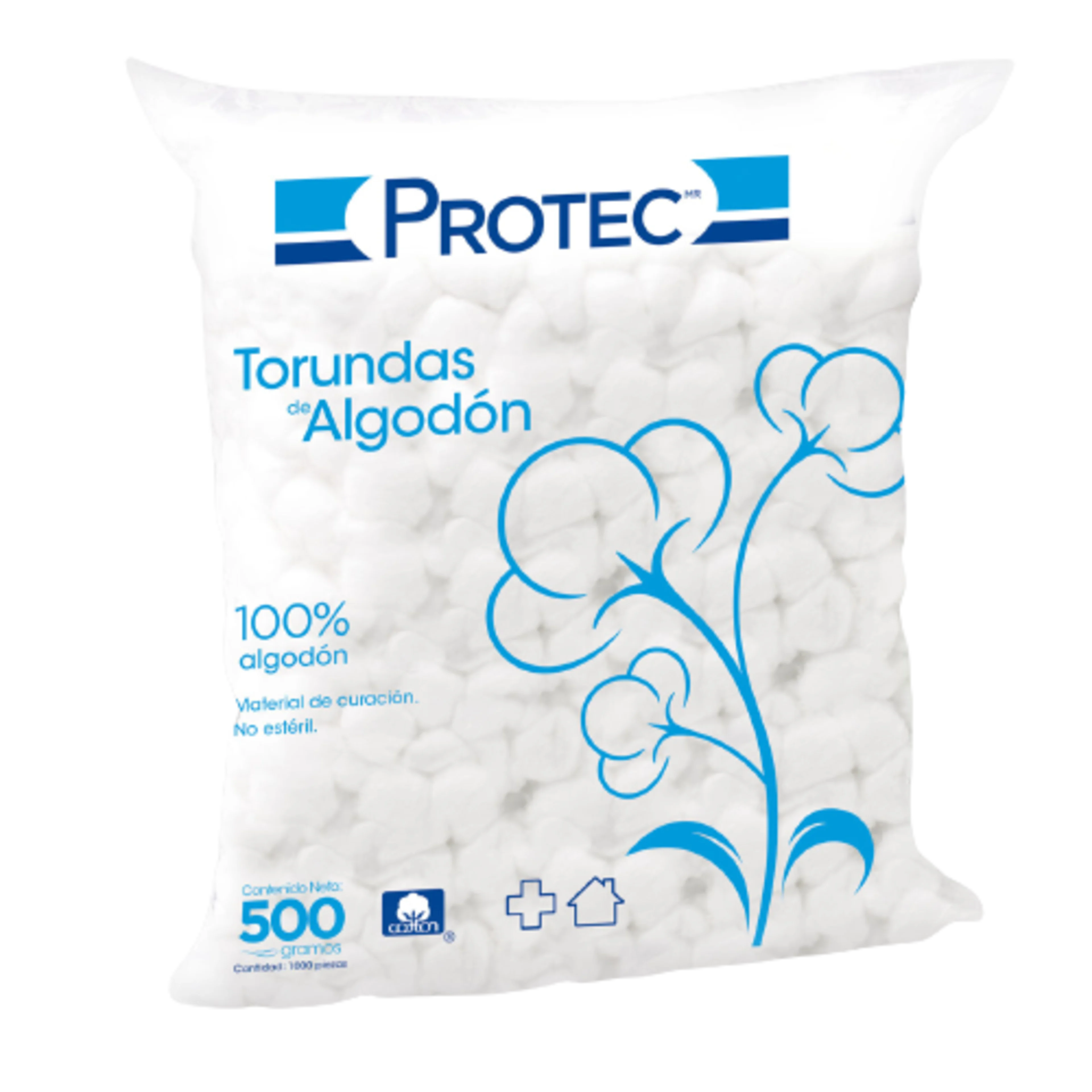 Protec Torundas De Algodón 500 G 