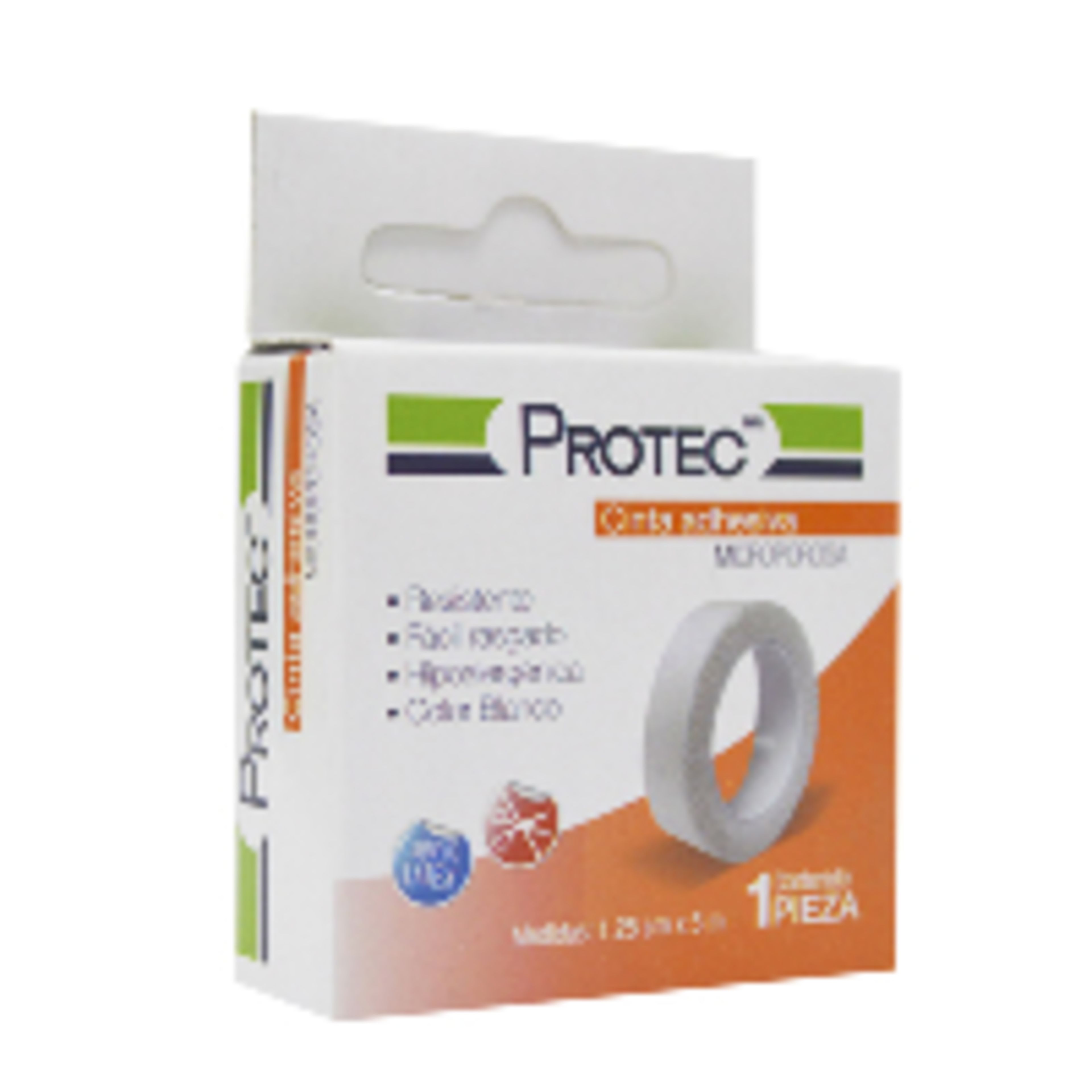 Protec Cinta Adhesiva Microporosa 1.25Cmx5 M