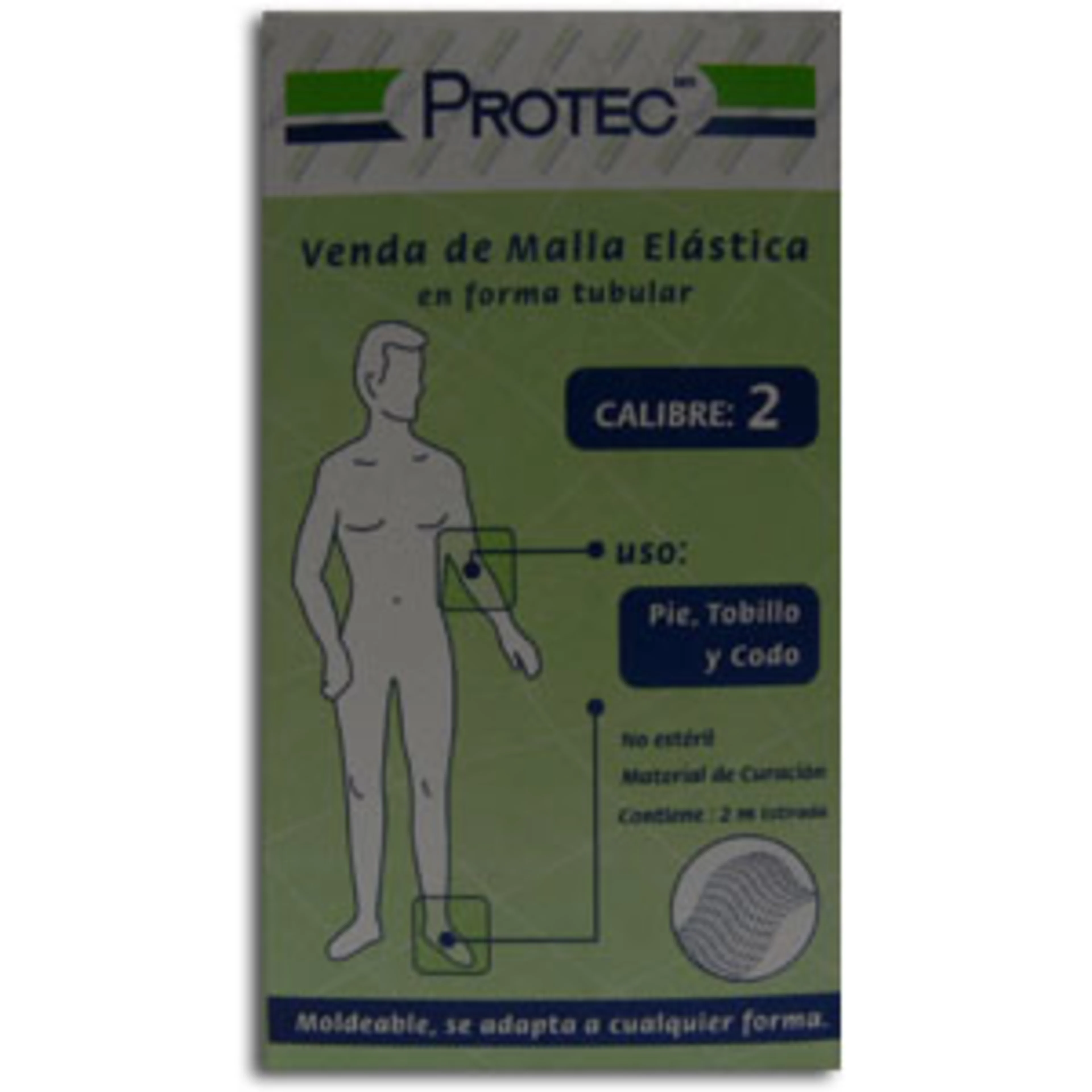 Protec Venda De Malla Elástica Tubular N°2 Con 2 M