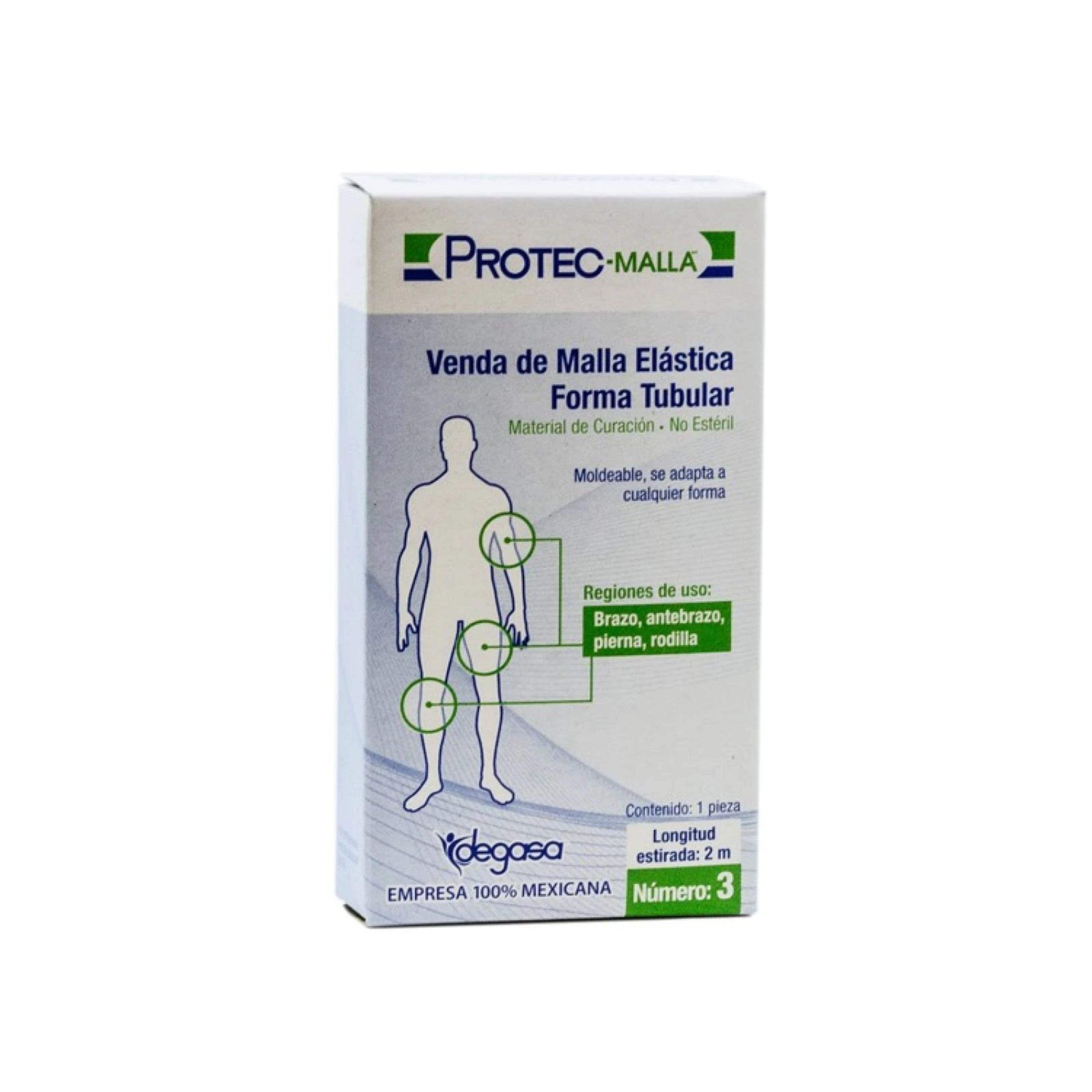 Protect Venda De Malla Elástica Tubular N°3 Con 2 M
