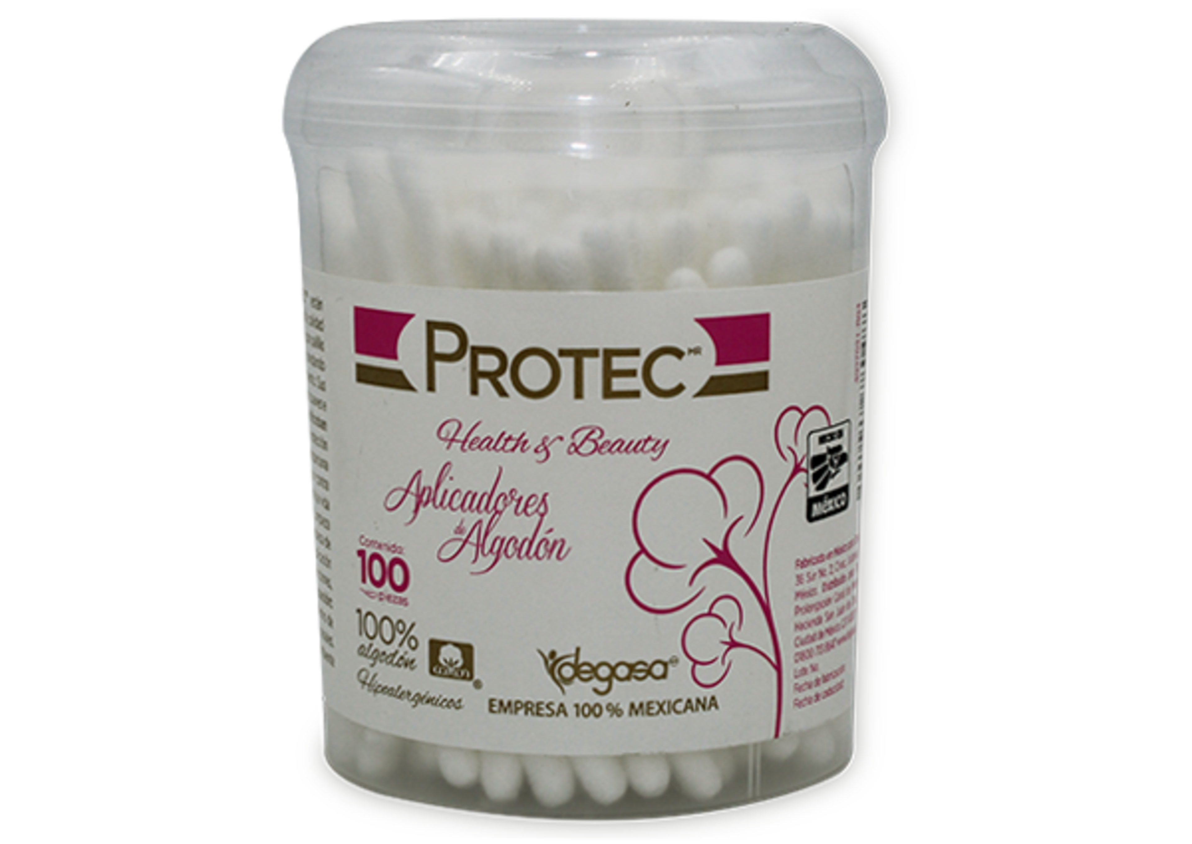 Protec Aplicadores De Algodón Con 100 Piezas