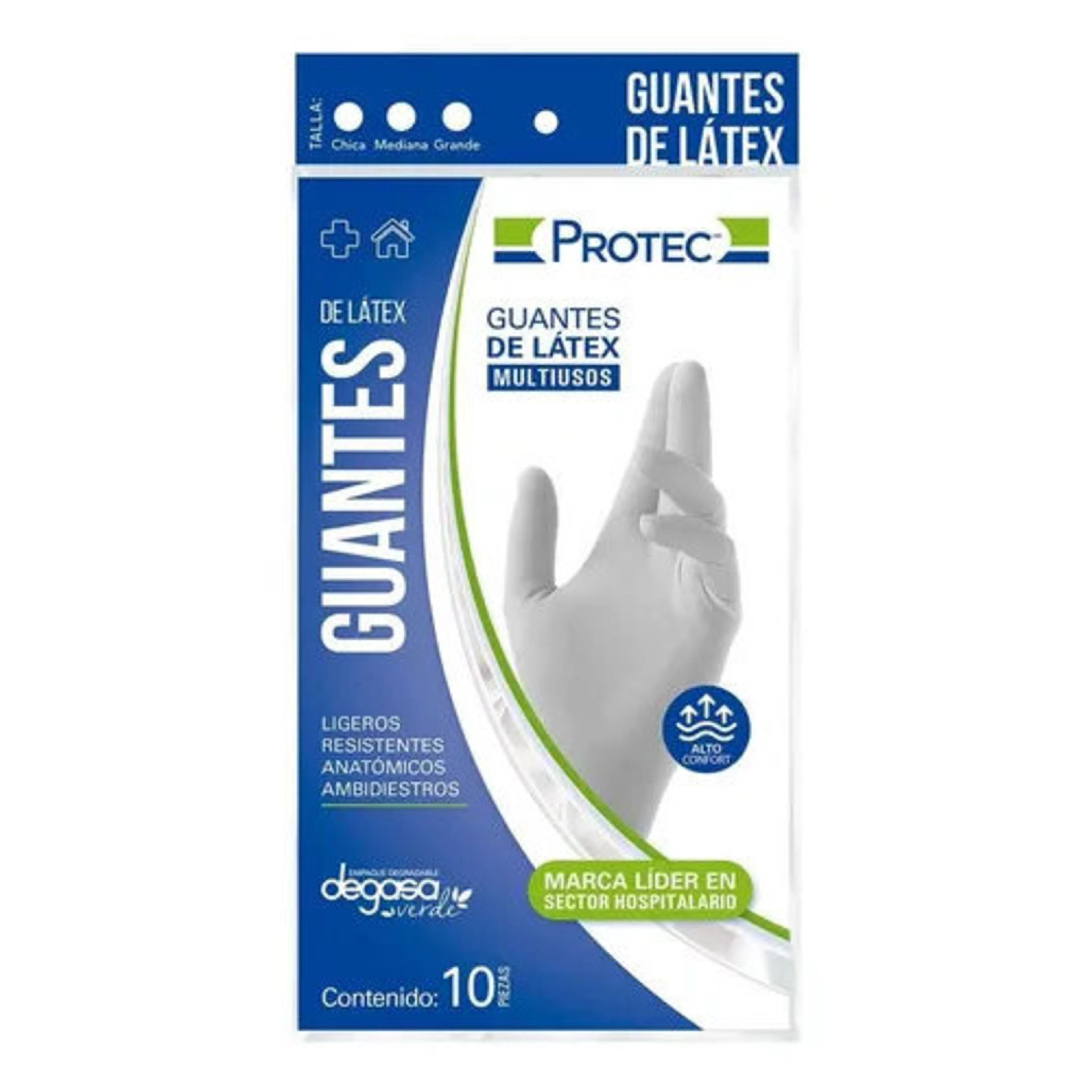 Protec Guante Para Exploración Mediano Con 10 Piezas