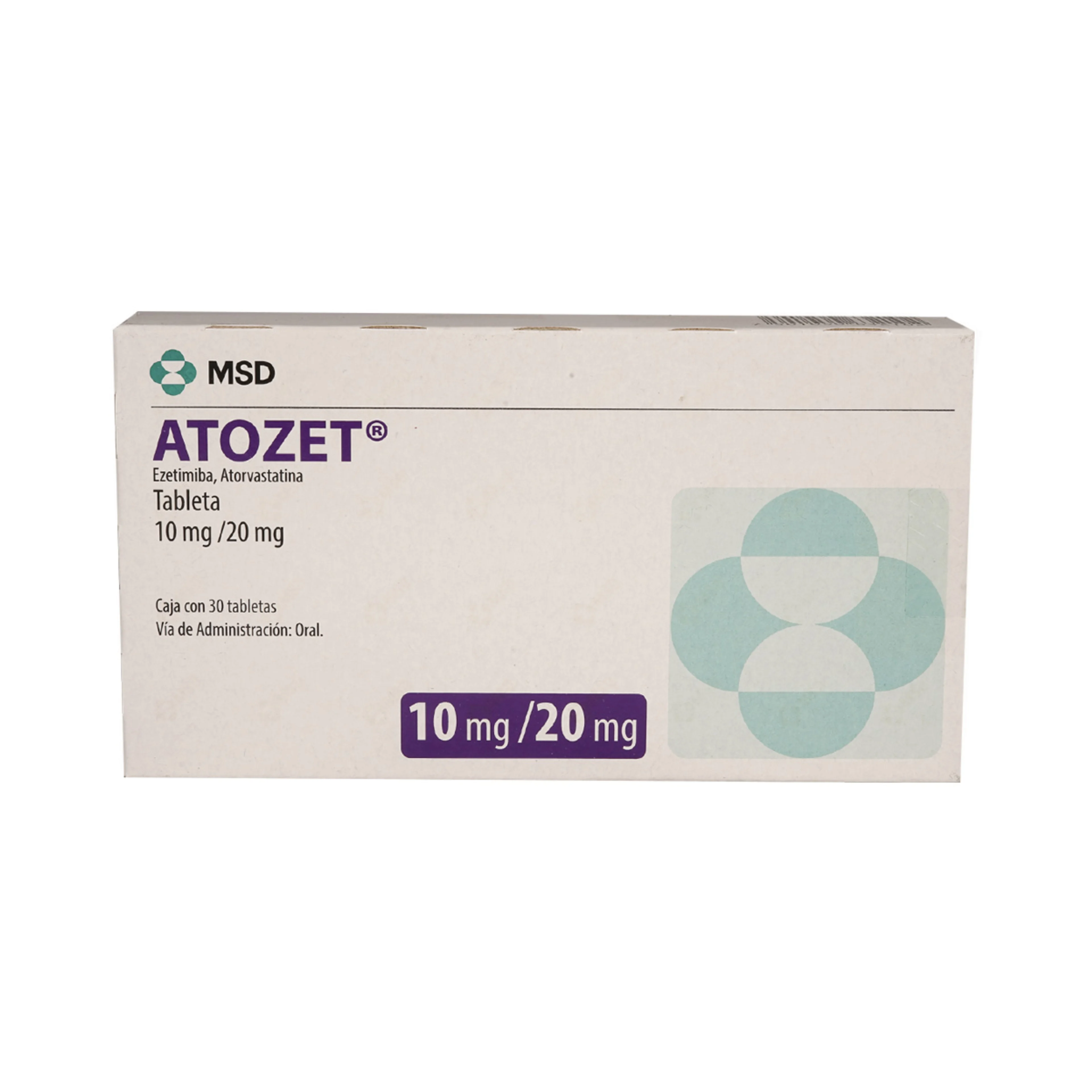 Atozet 10/20 Mg Con 30 Tabletas