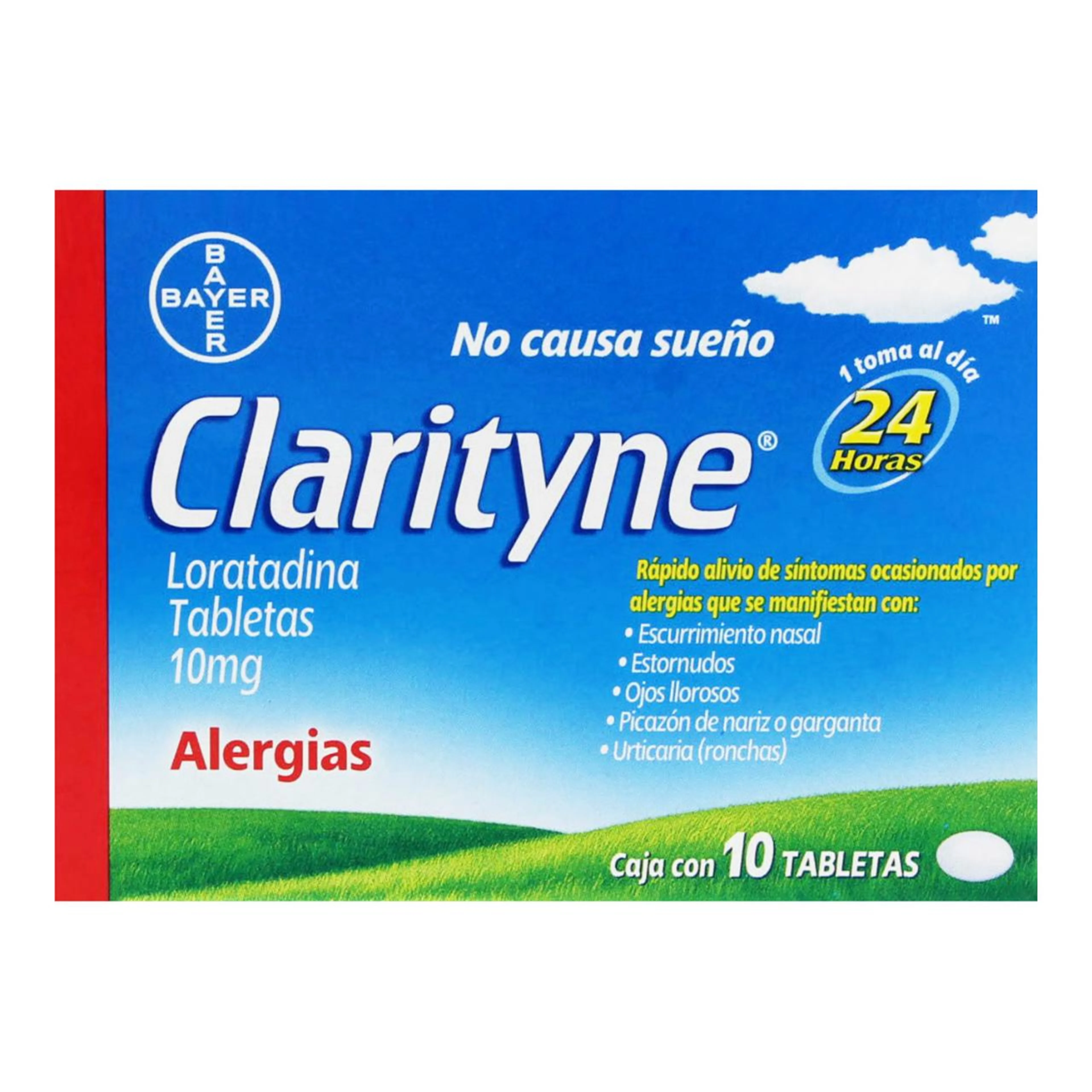 Clarityne 10 Mg Con 10 Tabletas