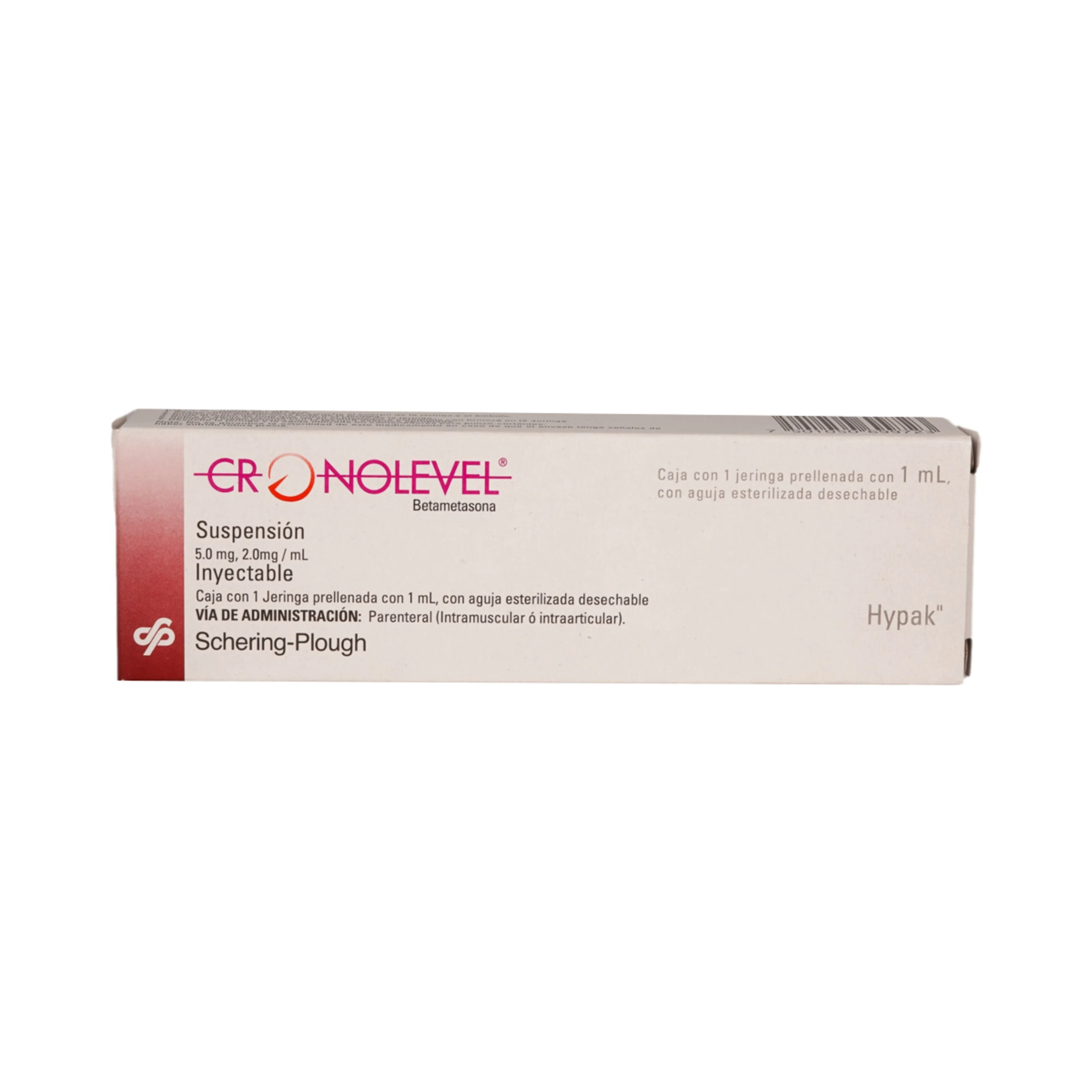 Cronolevel Hypak 5 Mg Con 1 Jeringa Prellenada