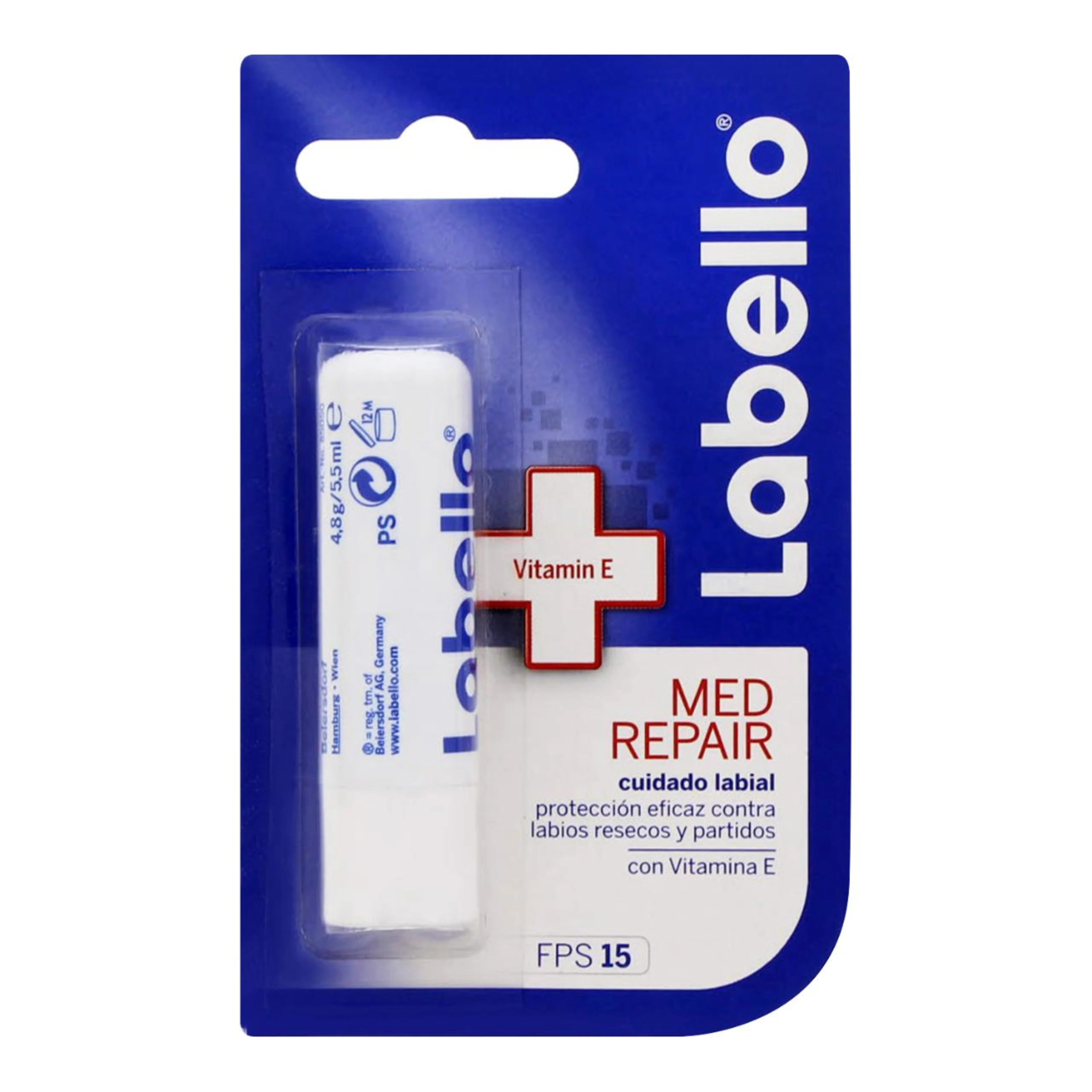 Labello Protector Labial Med Repair Con Fps15 Con 4.8 G