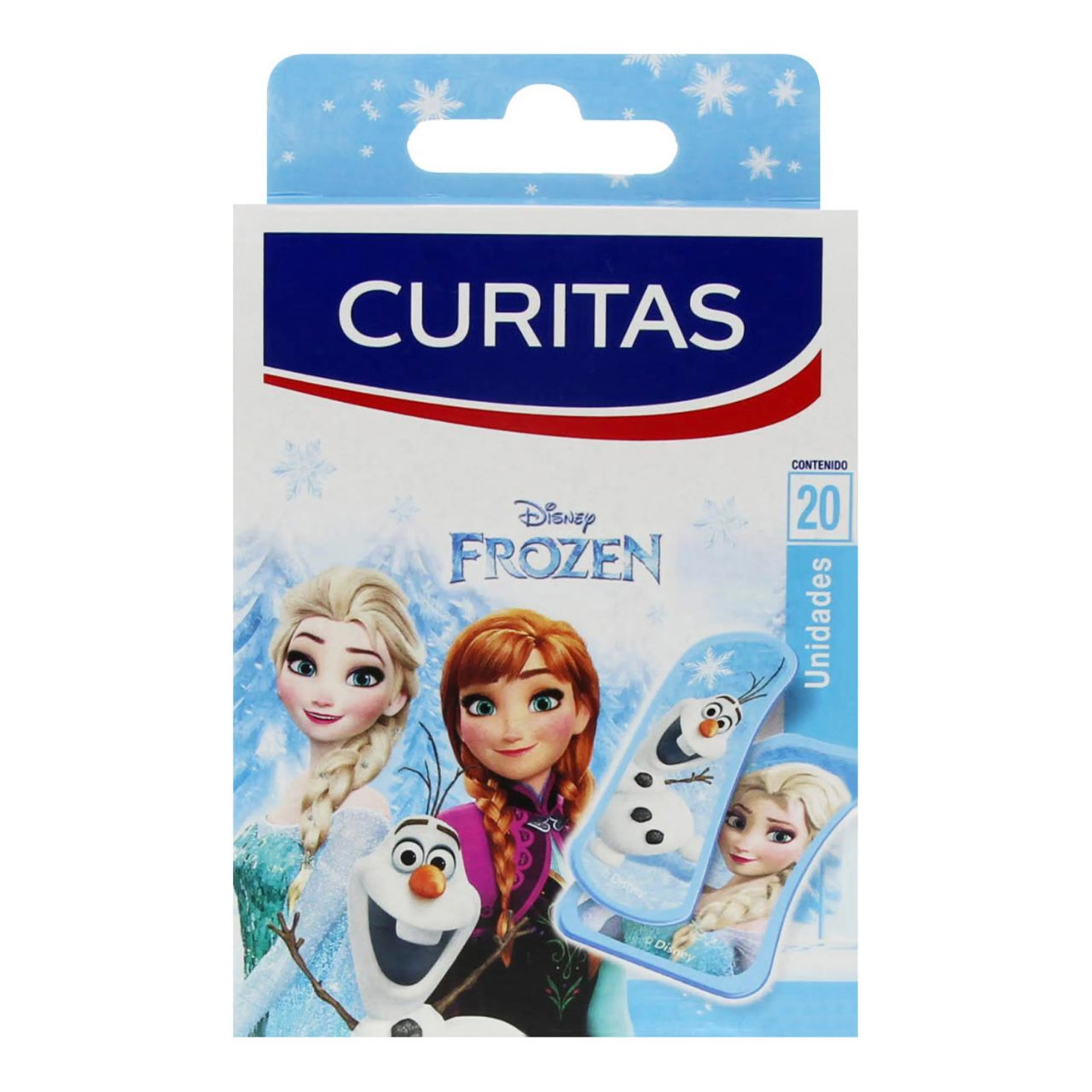 Curitas Disney Frozen Venditas Adhesivas Con 20 Piezas