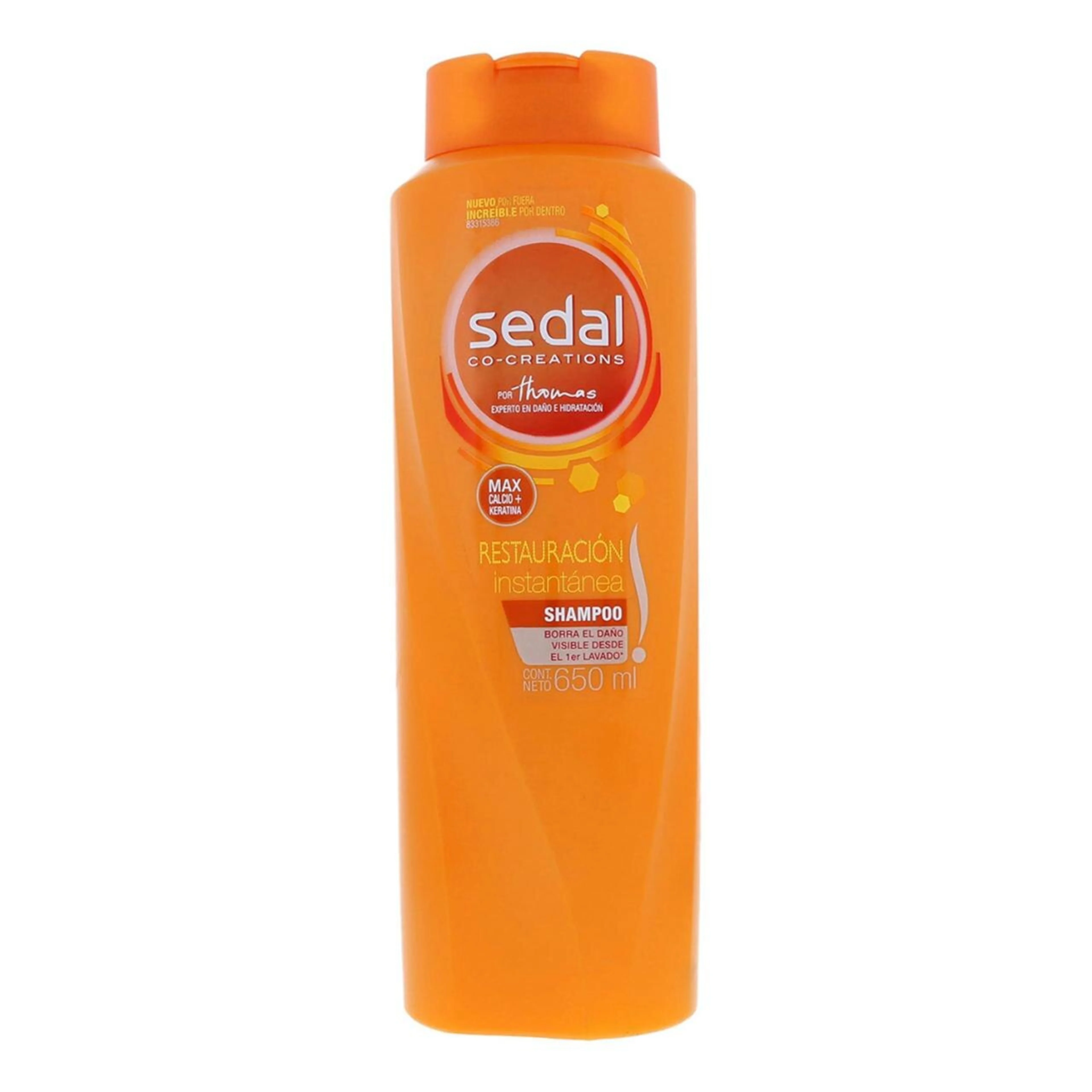Shampoo sedal co-creations restauración instantánea por thomas 650 ml.