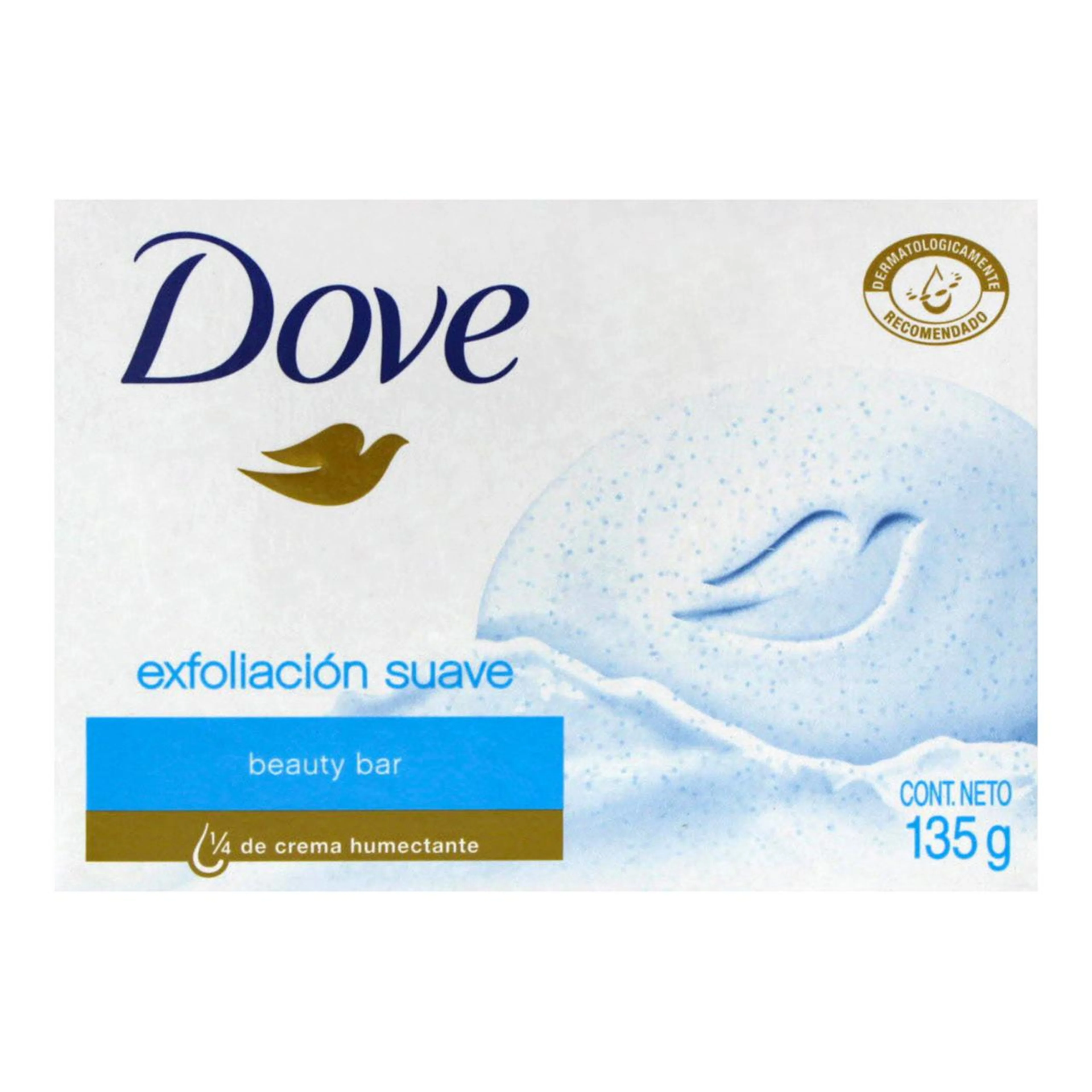 Dove Jabón De Tocador Exfoliaciã³N Suave Barra 135 G