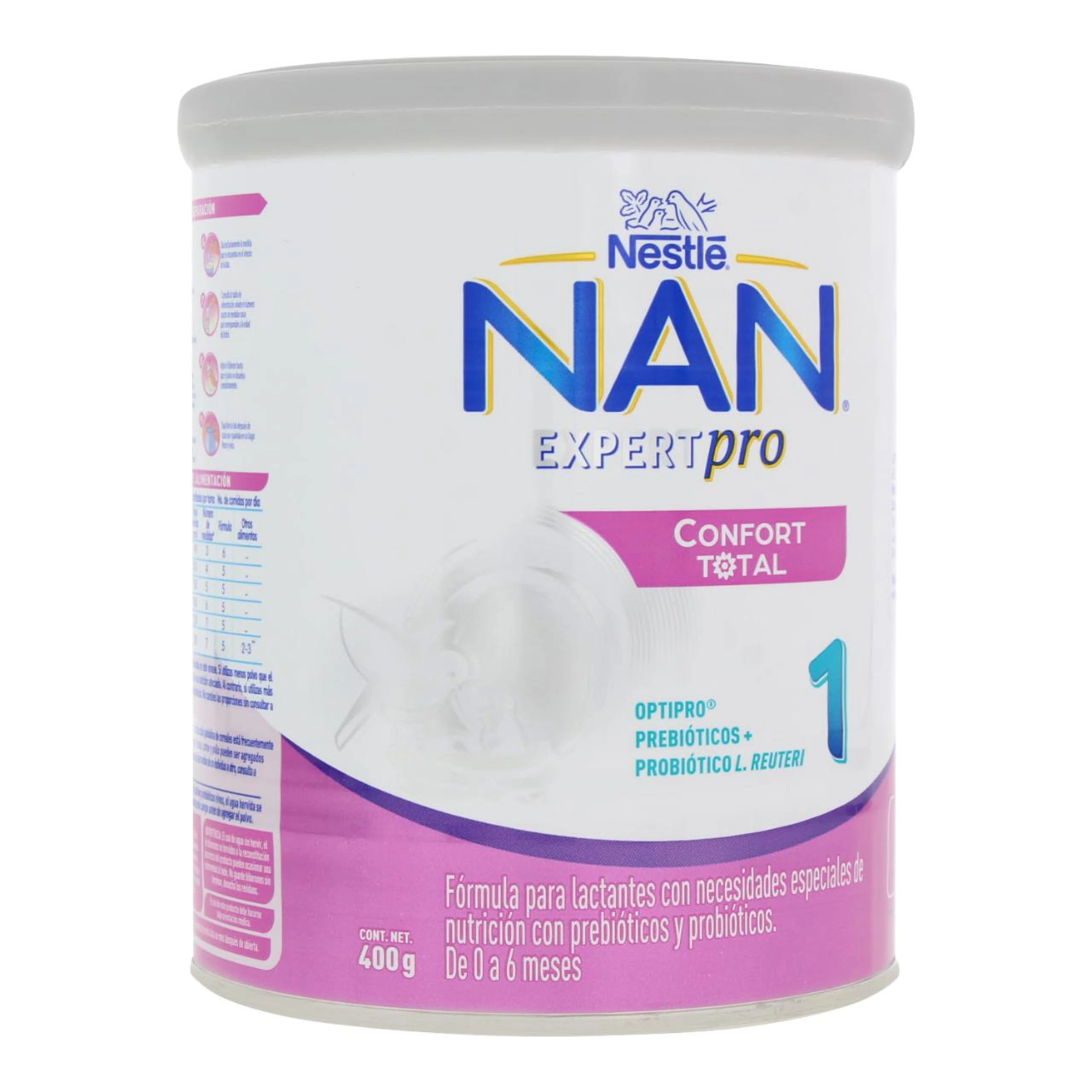 Nan Expertpro Fórmula Infantil Confort Total 0 A 6 Meses 400 G
