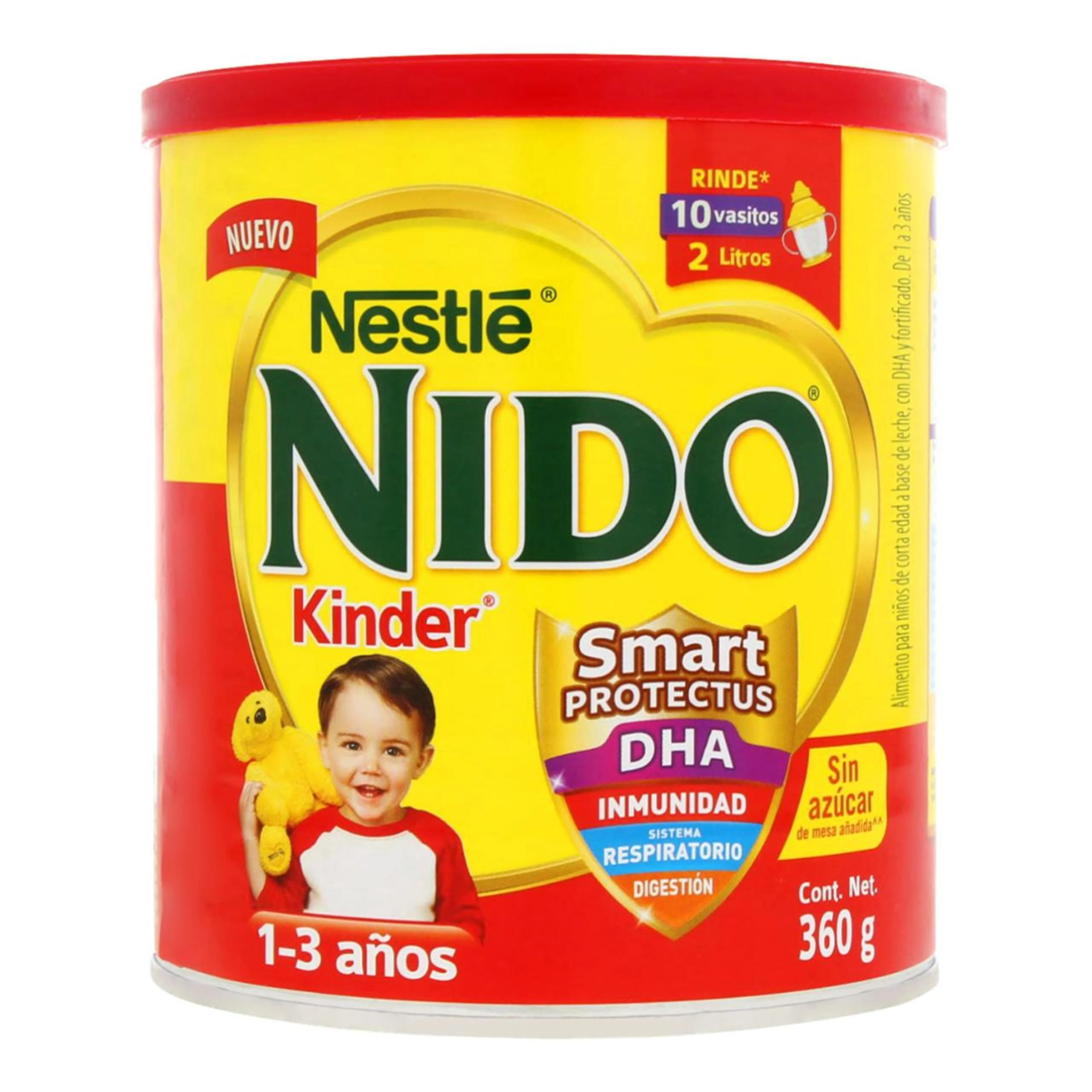 Nido Kinder Fórmula Infantil De 1 A 3 Años 360 G