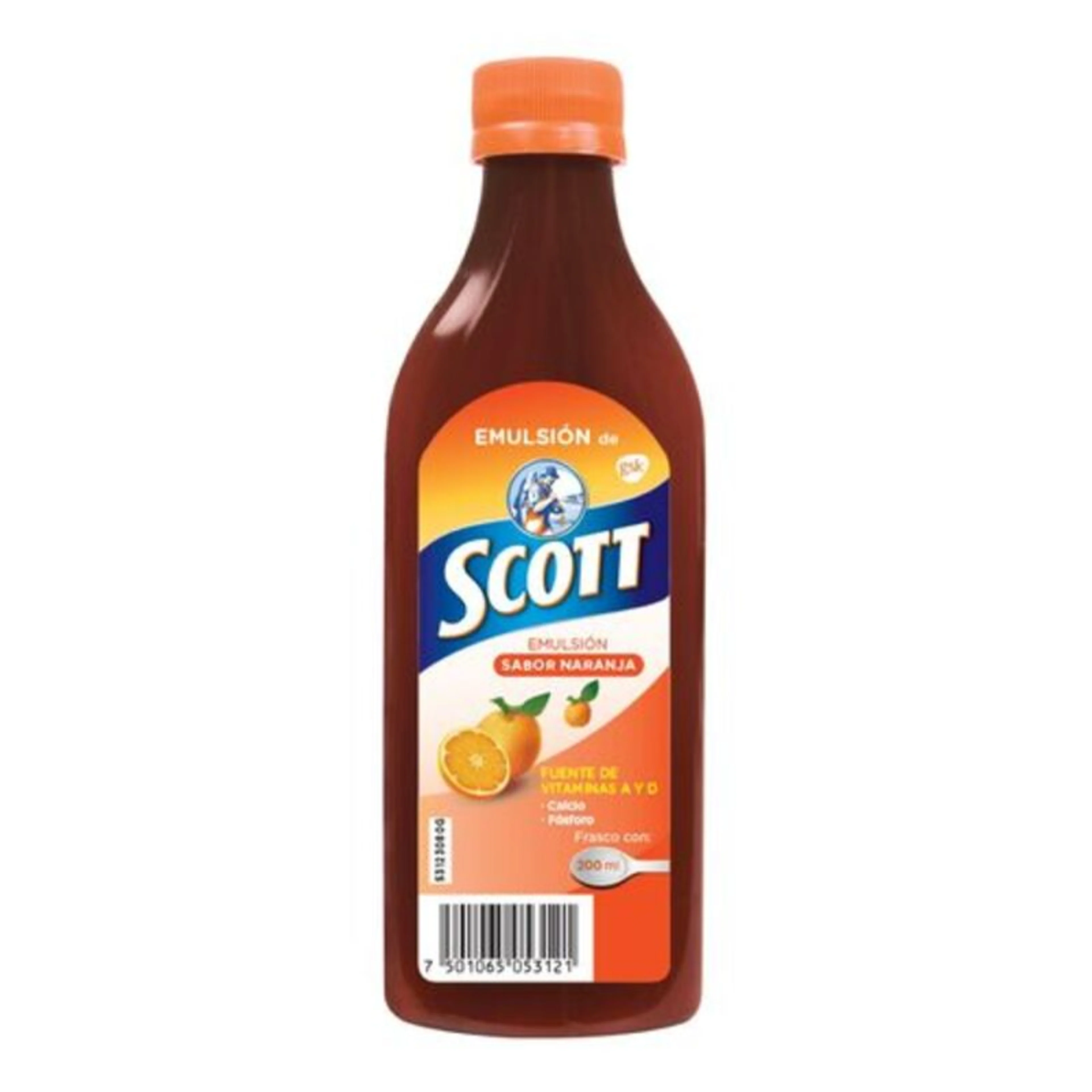 Scott Emulsion Sabor Naranja con 200 ml