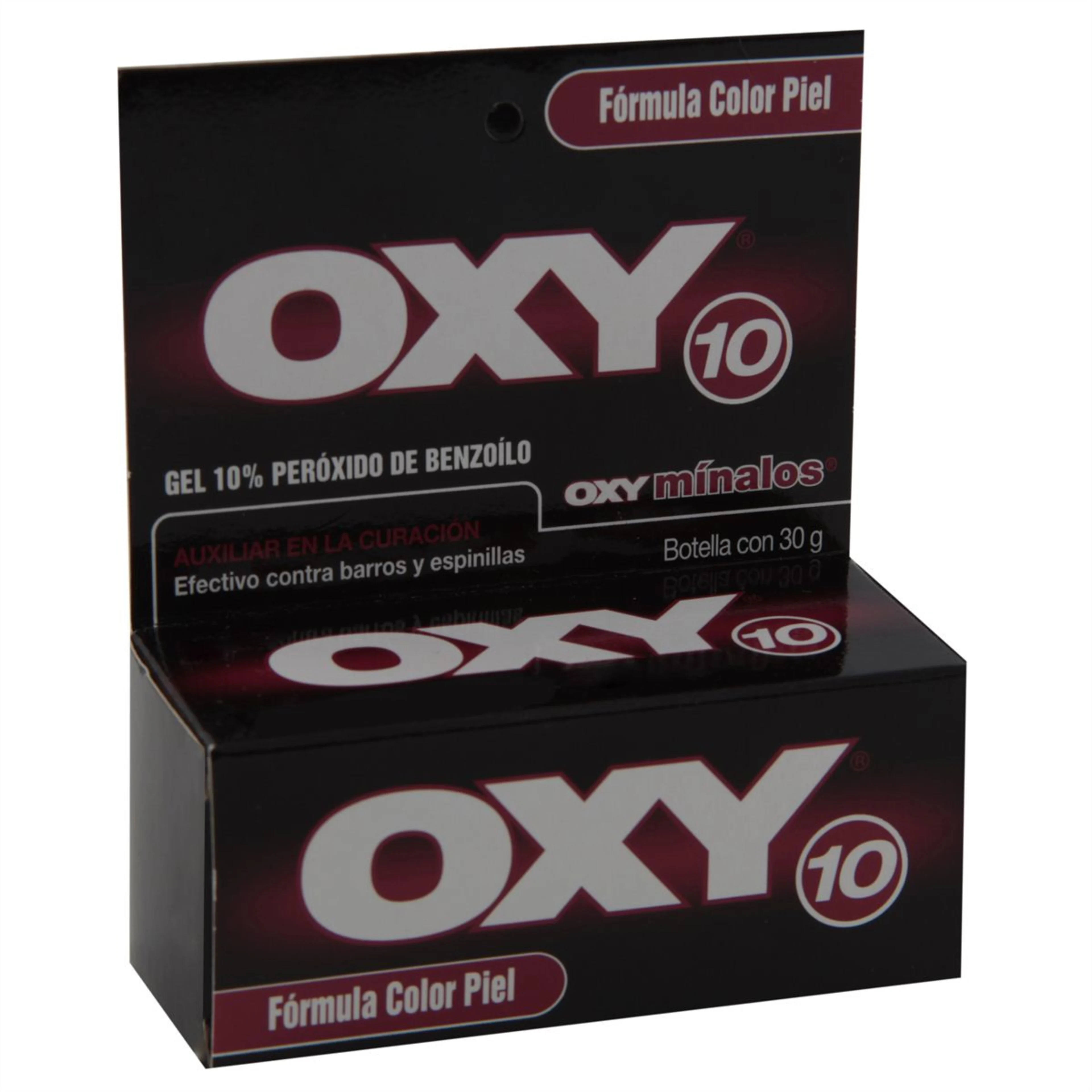 Oxy 10% Fórmula Color Piel Con 30 Gr