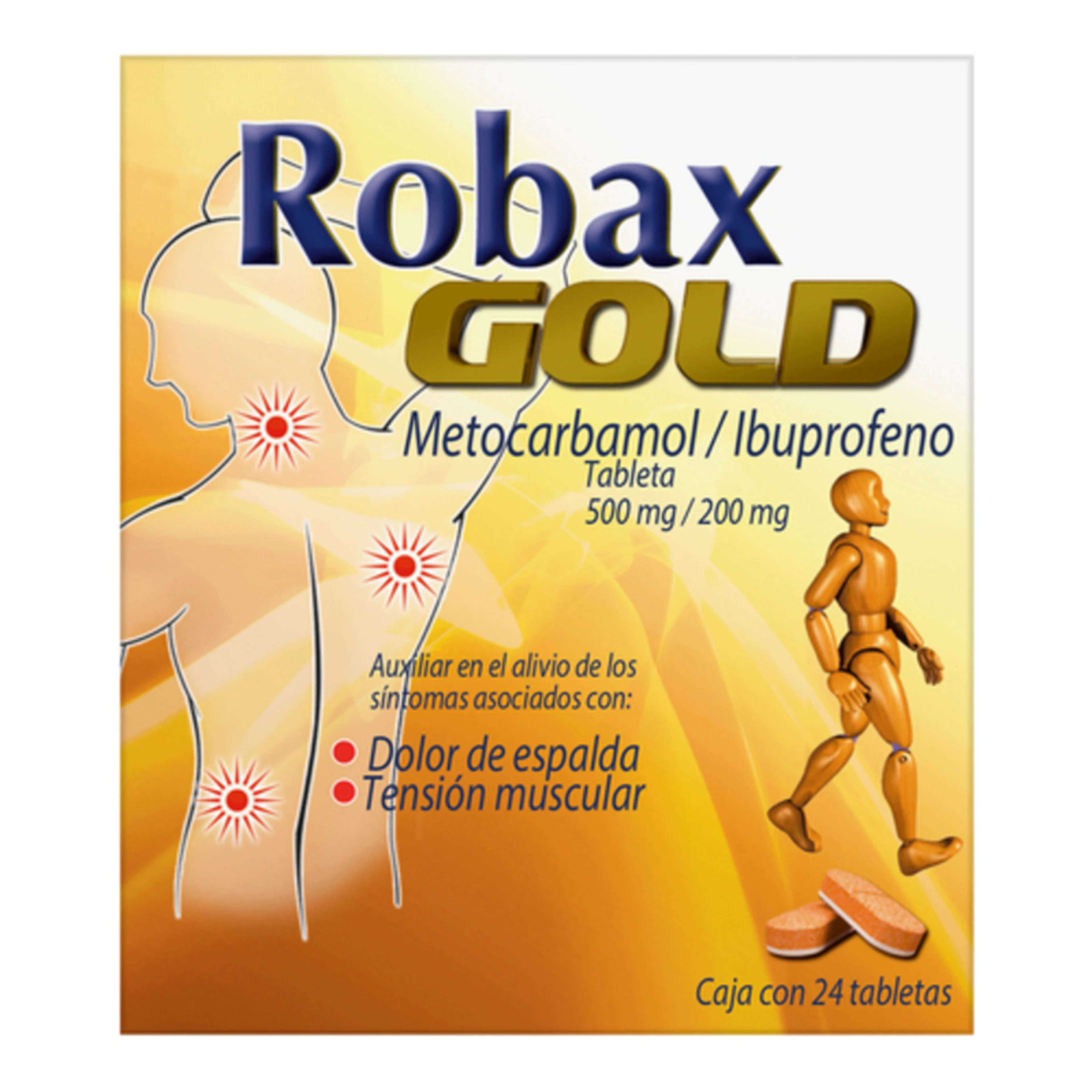 Robax Gold 500/200 Mg 24 Tabletas
