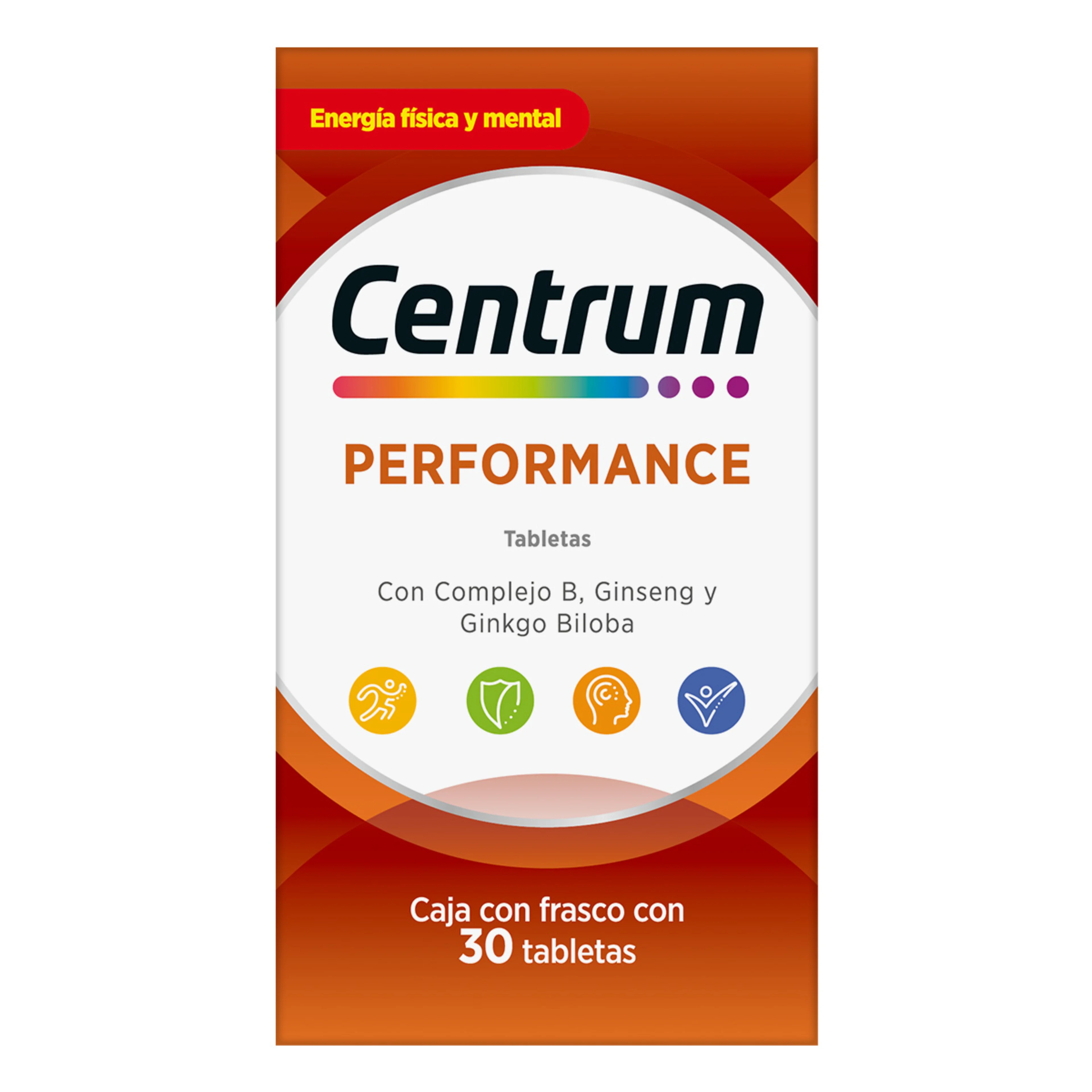 Centrum Performance Multivitamínico con 30 Tabletas