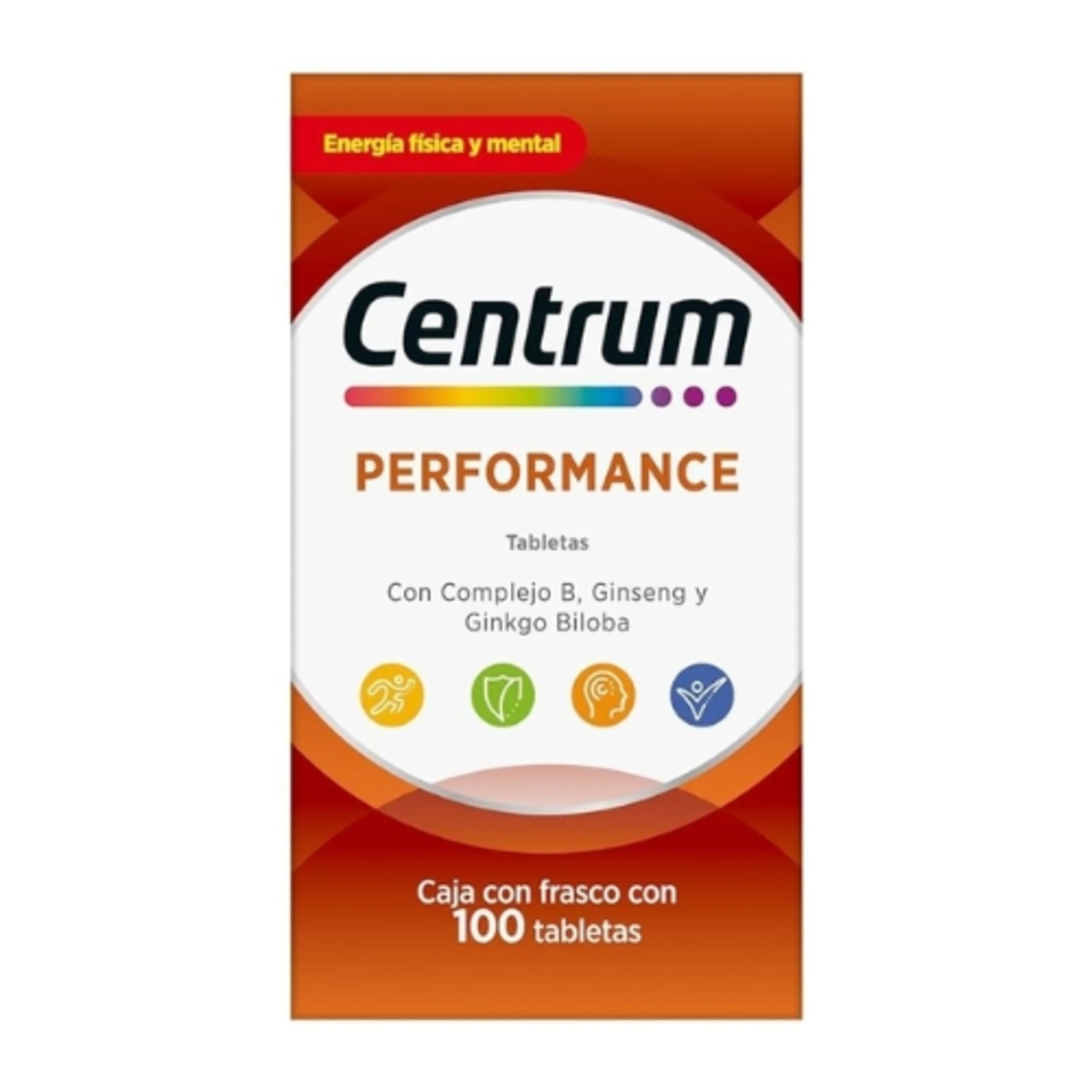 Centrum Performance Multivitamínico con 100 Tabletas